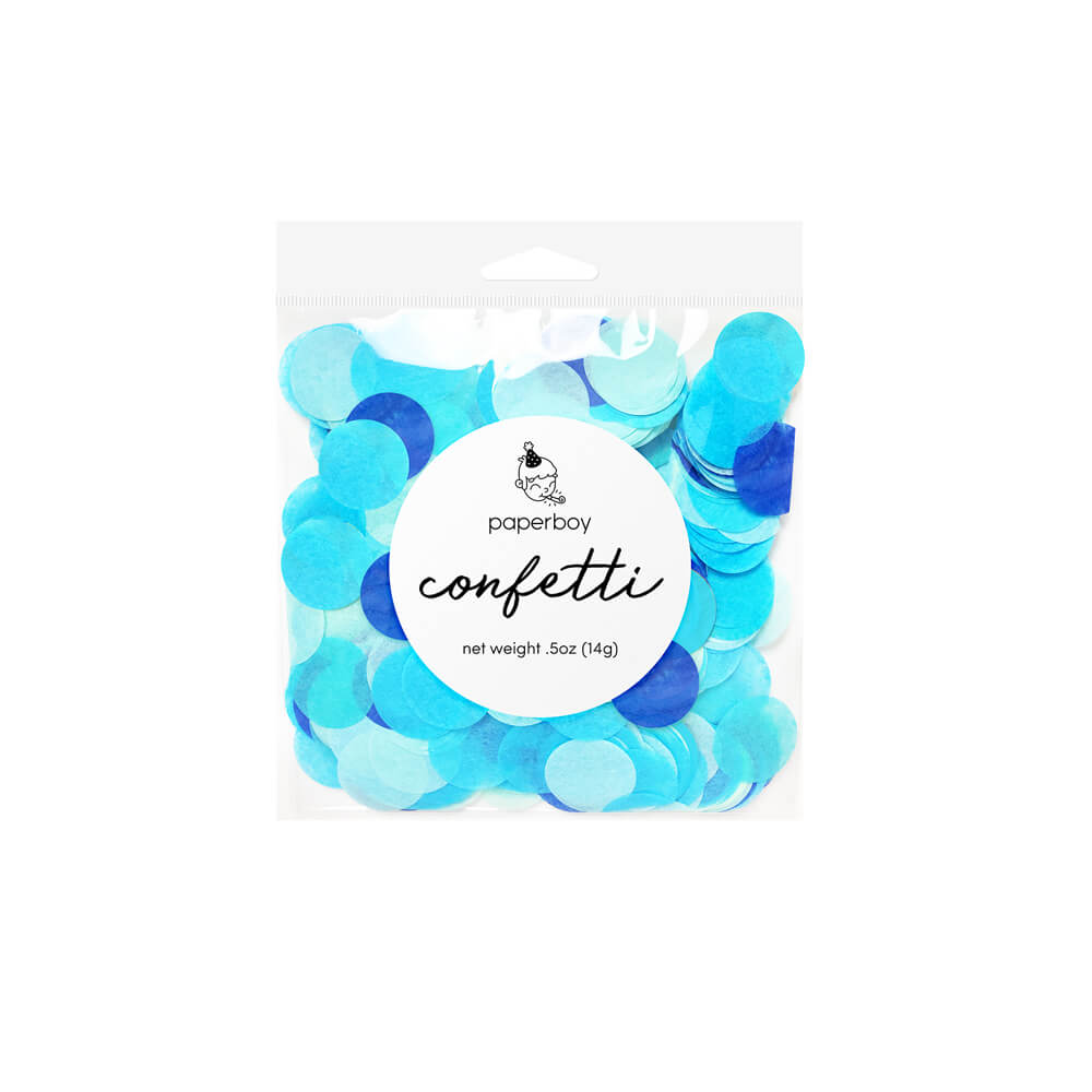 Blue Party Confetti - bubblegum market