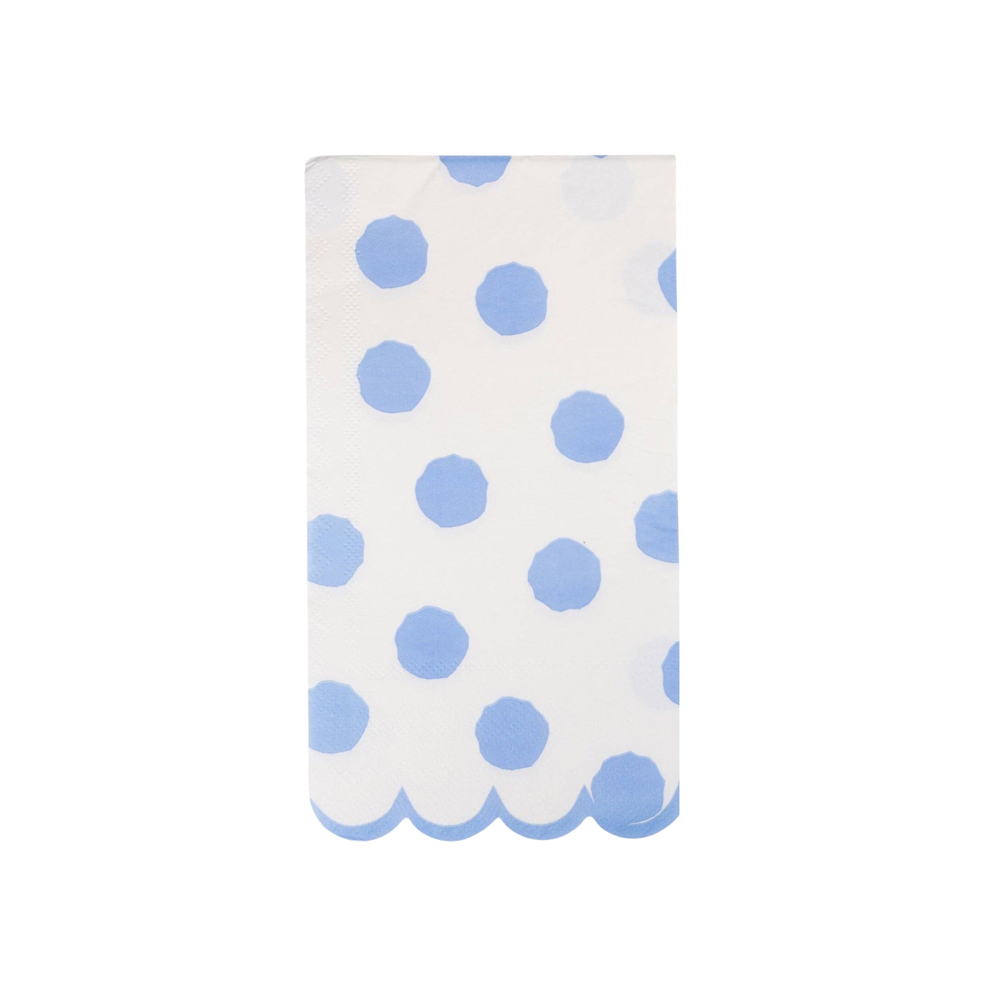 Blue Polka Dot Dinner Napkins - bubblegum market