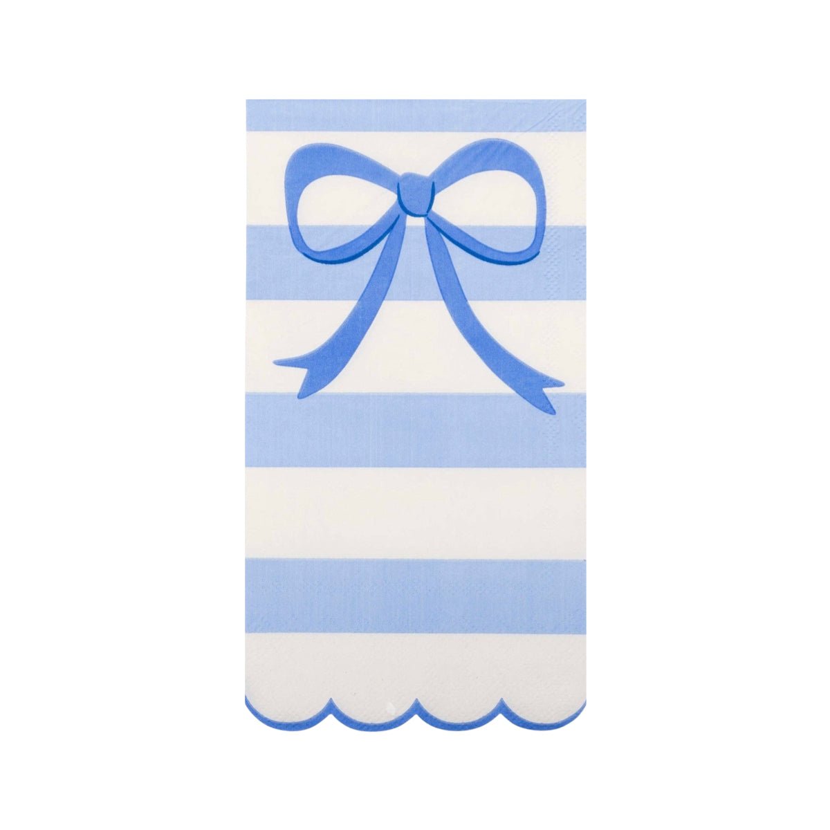 Blue Striped Bow Napkins - bubblegum market