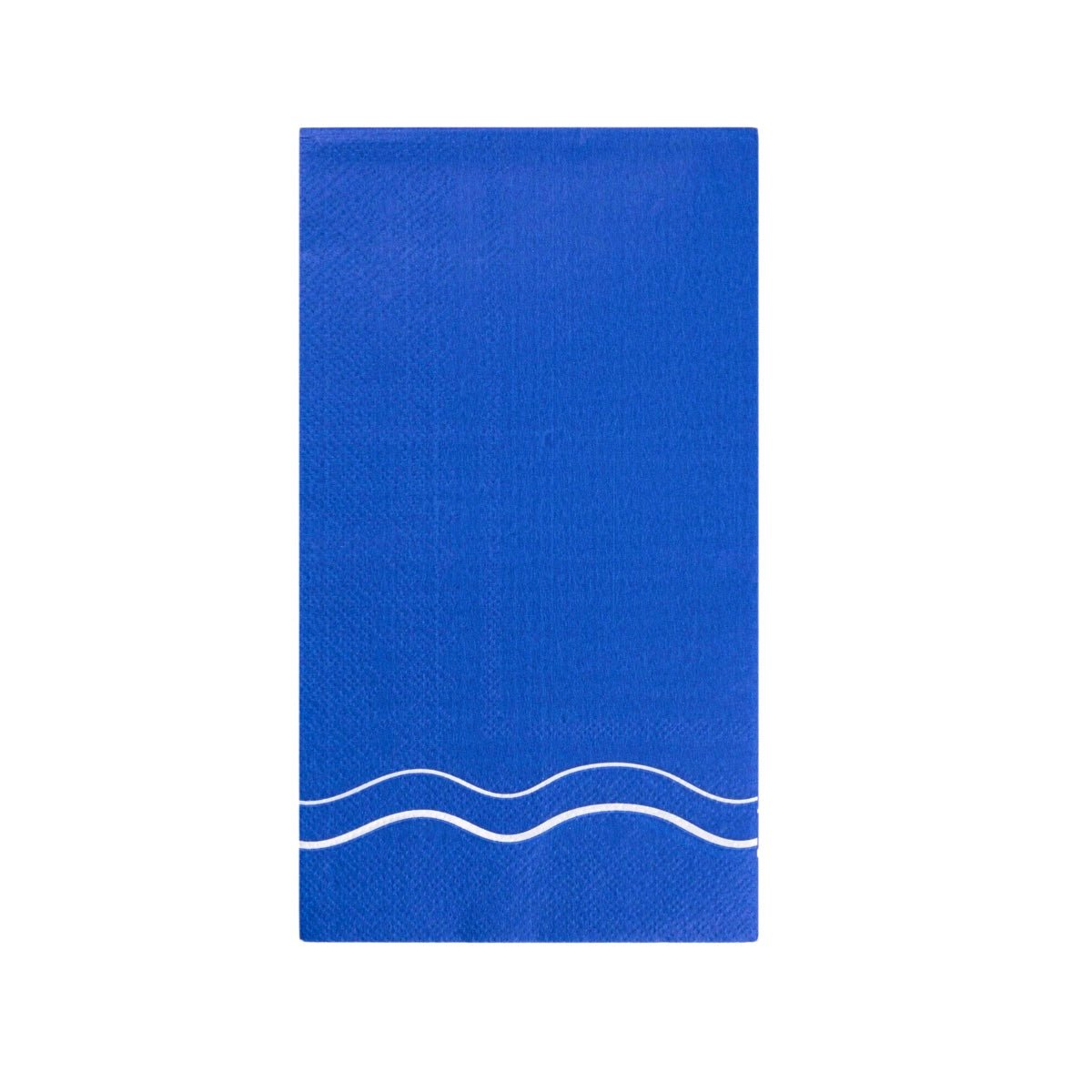 Blue Wave Color Block Guest Towel Napkins - bubblegum market