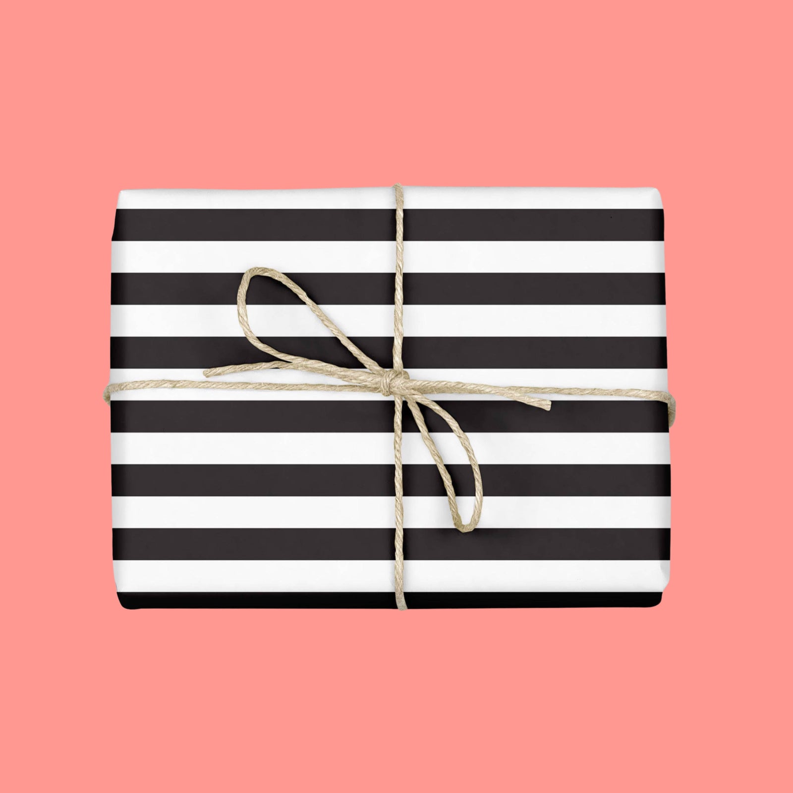 BOLD STRIPE Gift Wrap Sheets (Roll of 3) - bubblegum market