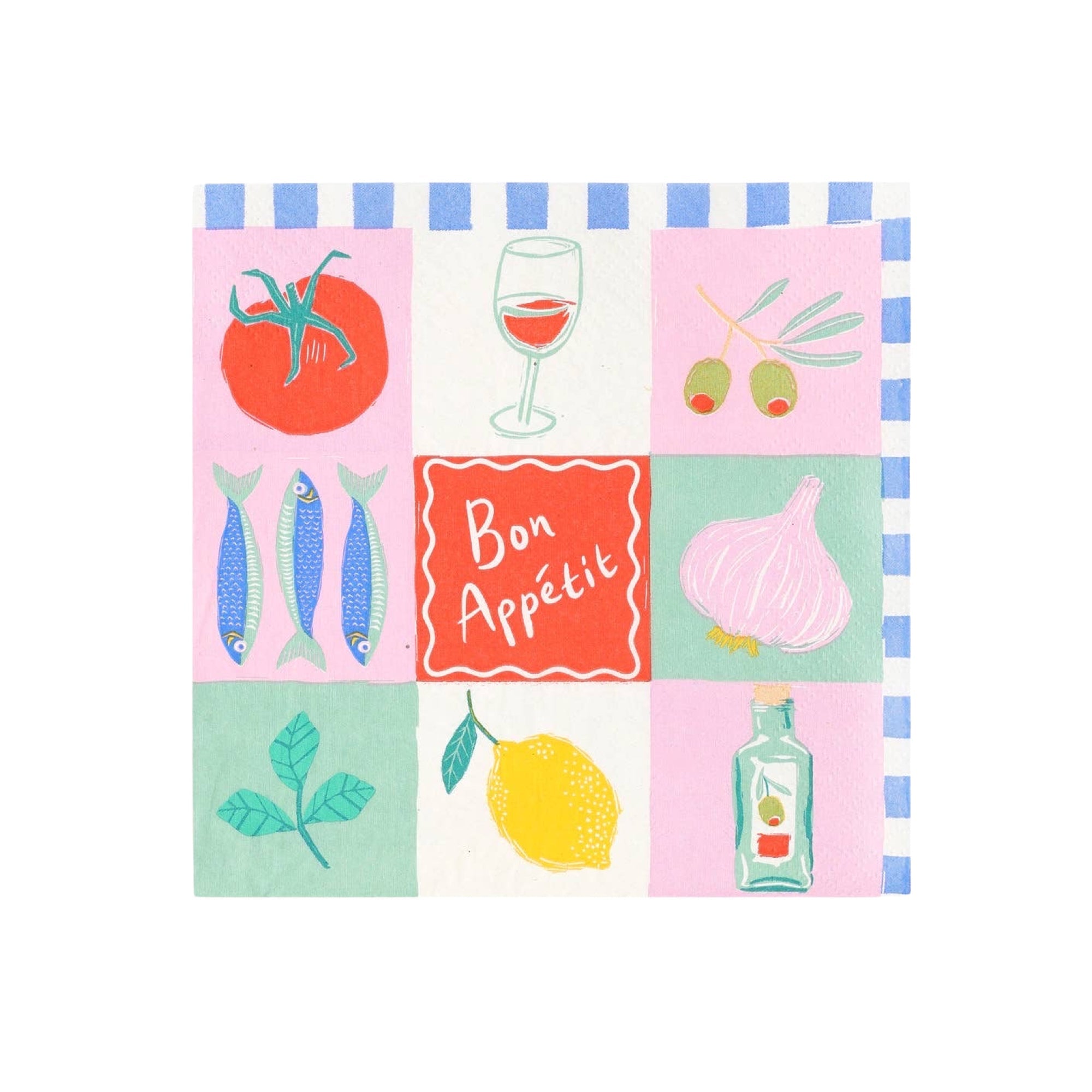 Bon Appetit Paper Napkins - bubblegum market