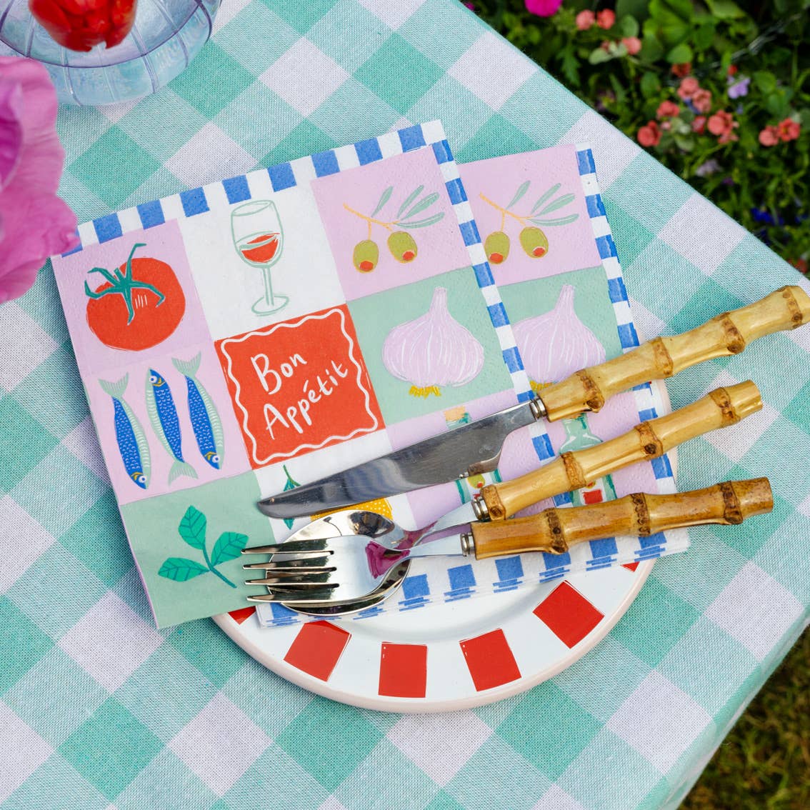 Bon Appetit Paper Napkins - bubblegum market