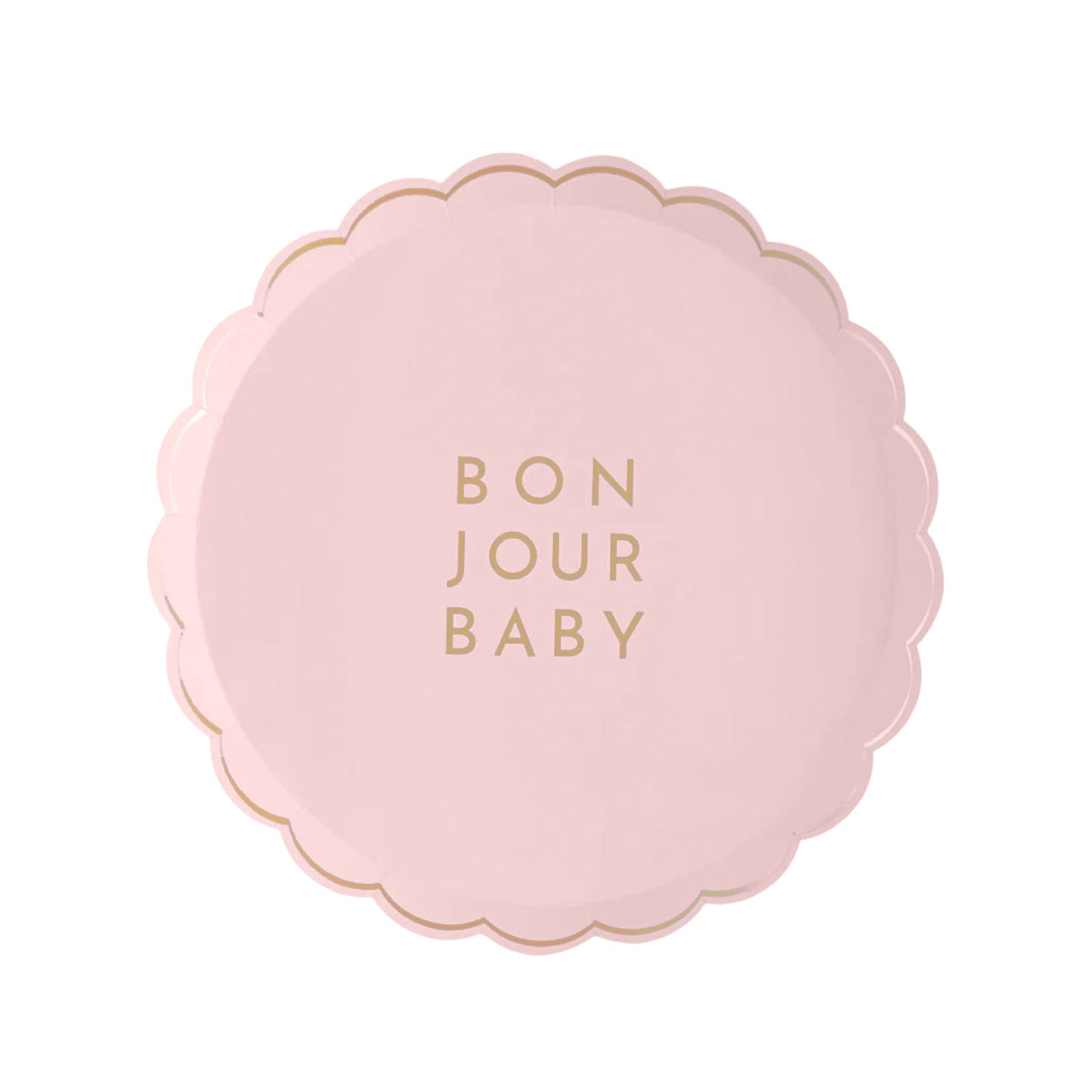 BONJOUR BABY Petal Pink Small Plates 8.25" - bubblegum market
