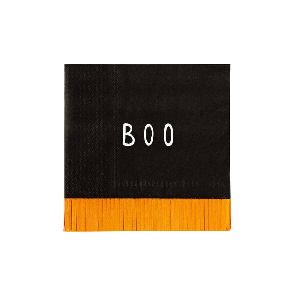Boo Fringe Cocktail Napkins - bubblegum market