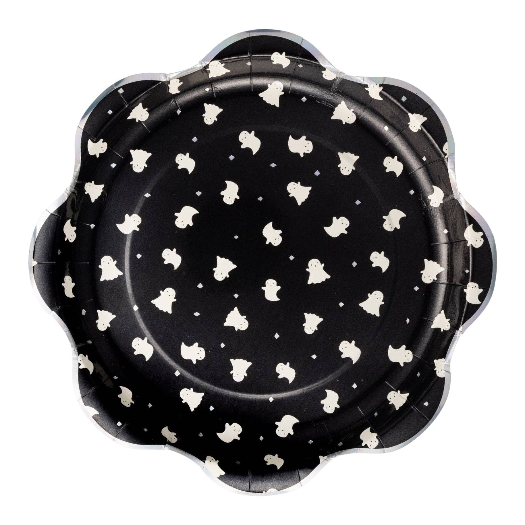 Boo Ghost Scatter Paper Plates 10" - bubblegum market