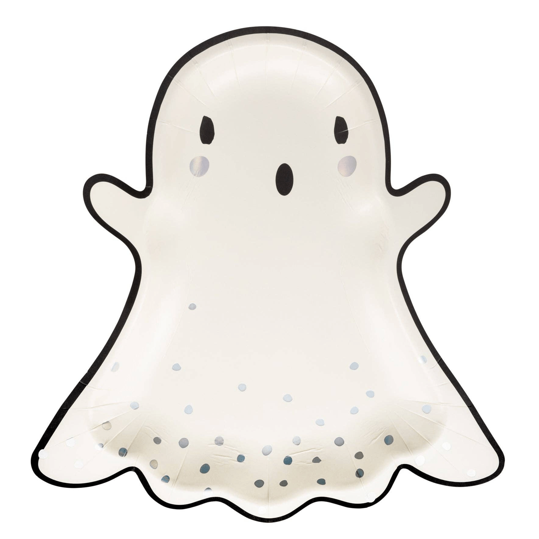 Boo Ghost - Shaped Paper Plates 10" - bubblegum market