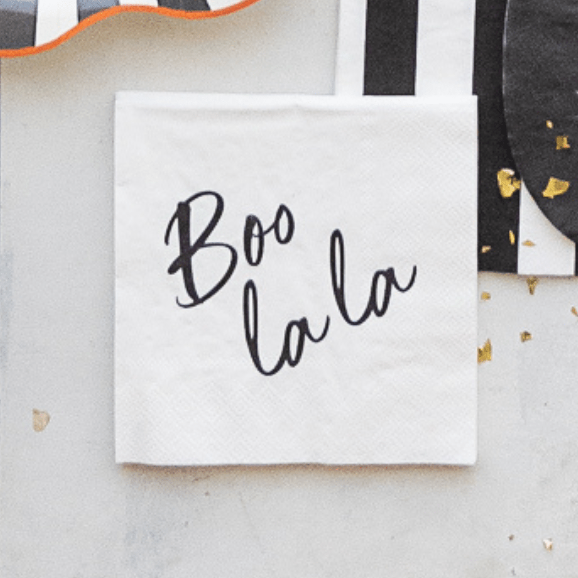 BOO LA LA Cocktail Napkins - bubblegum market