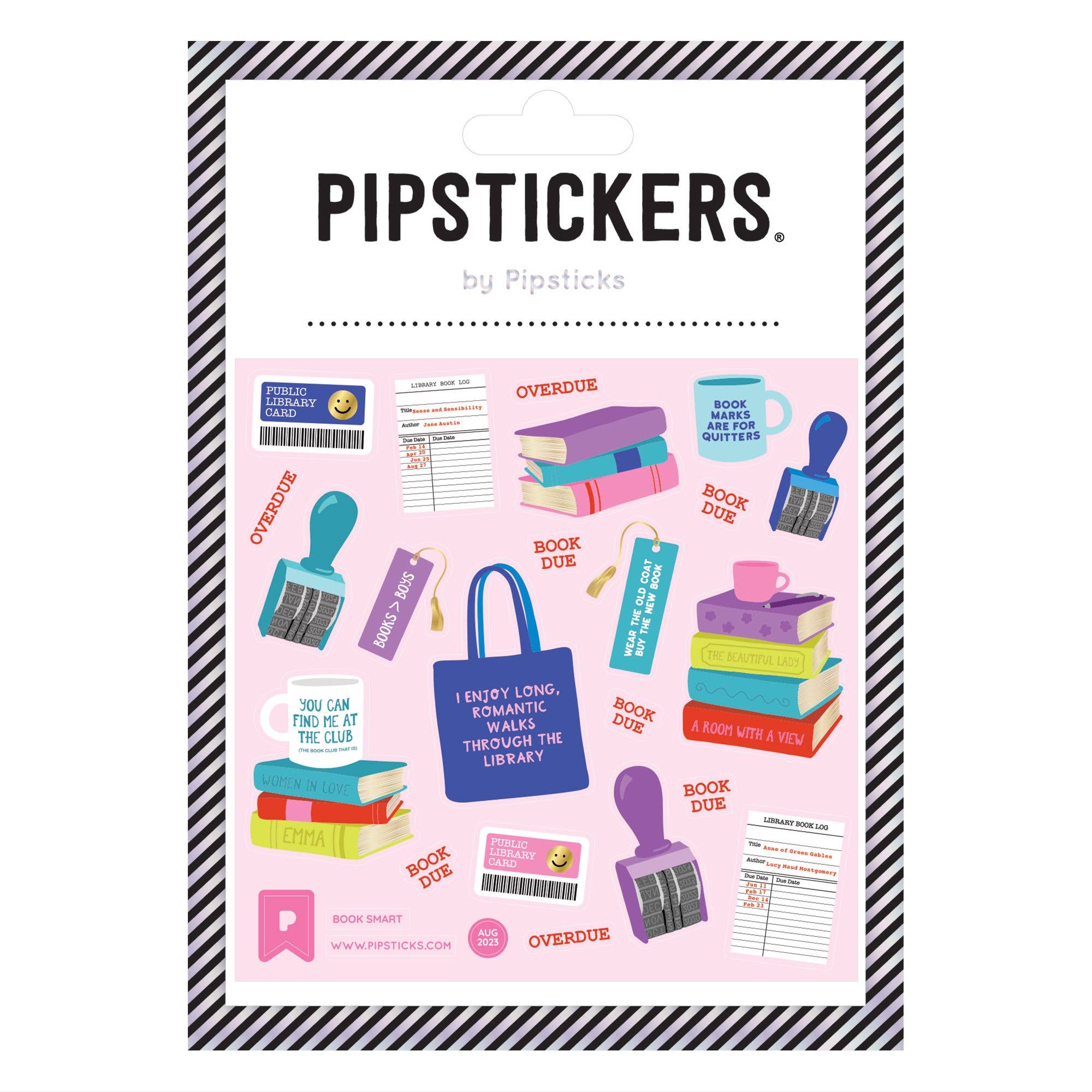 Book Smart Stickers - bubblegum market