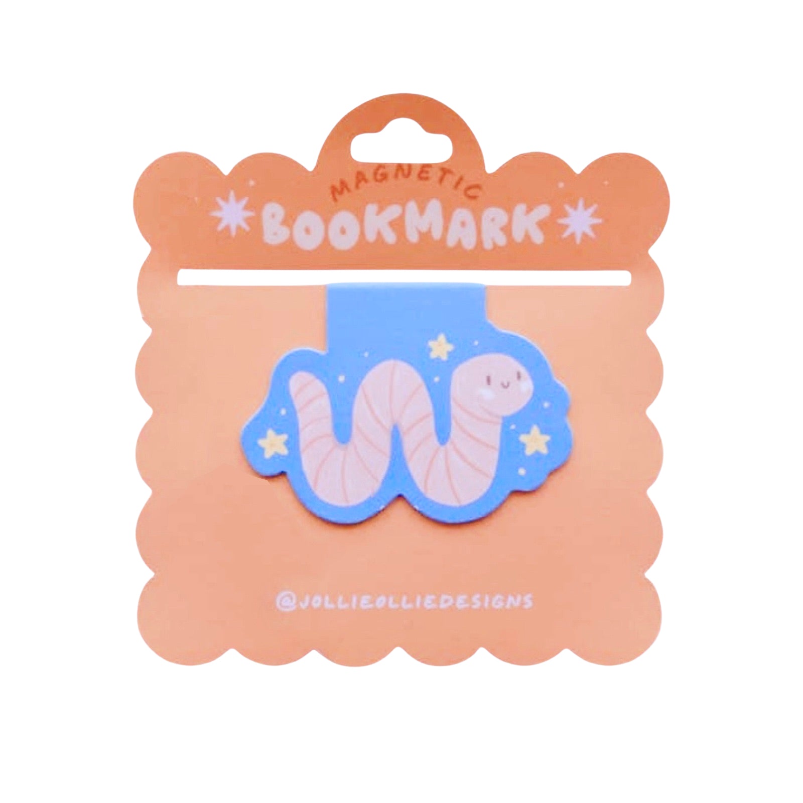 Bookworm Magnetic Bookmark - bubblegum market