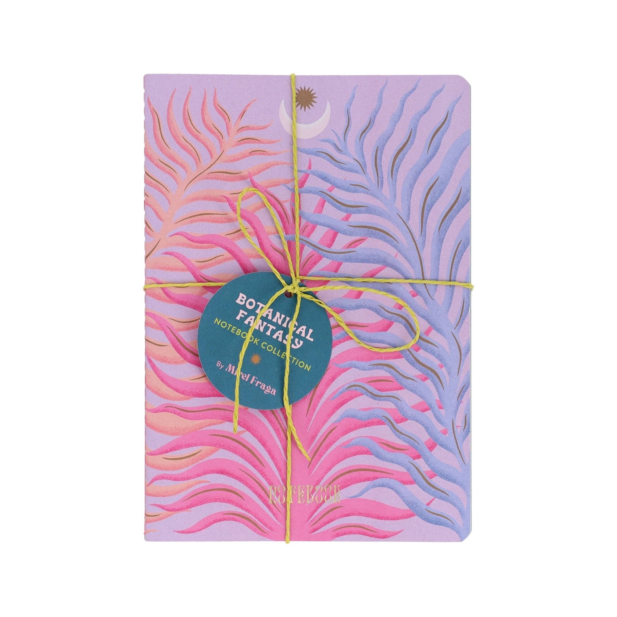 Botanical Fantasy Notebook Set (3pc) - bubblegum market
