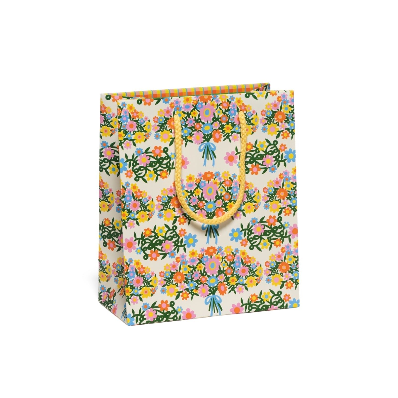 Bouquet of Flowers Medium Gift Bag - bubblegum market