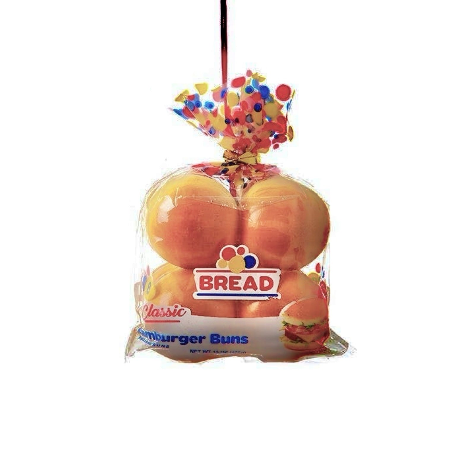 Bread In Bag Hamburger Buns Ornament 3.5" - bubblegum market