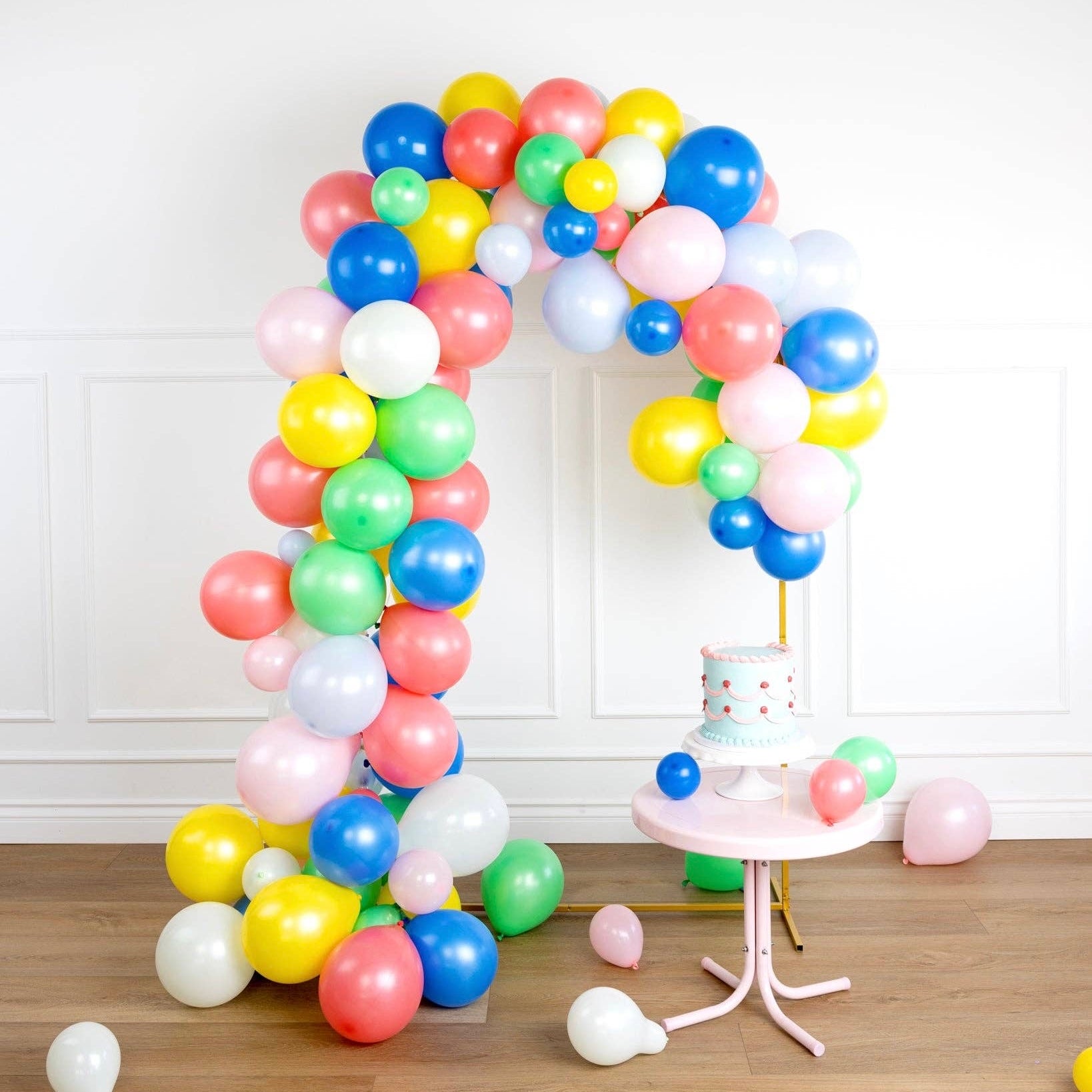 Bright Birthday Balloon Garland Kit - bubblegum market