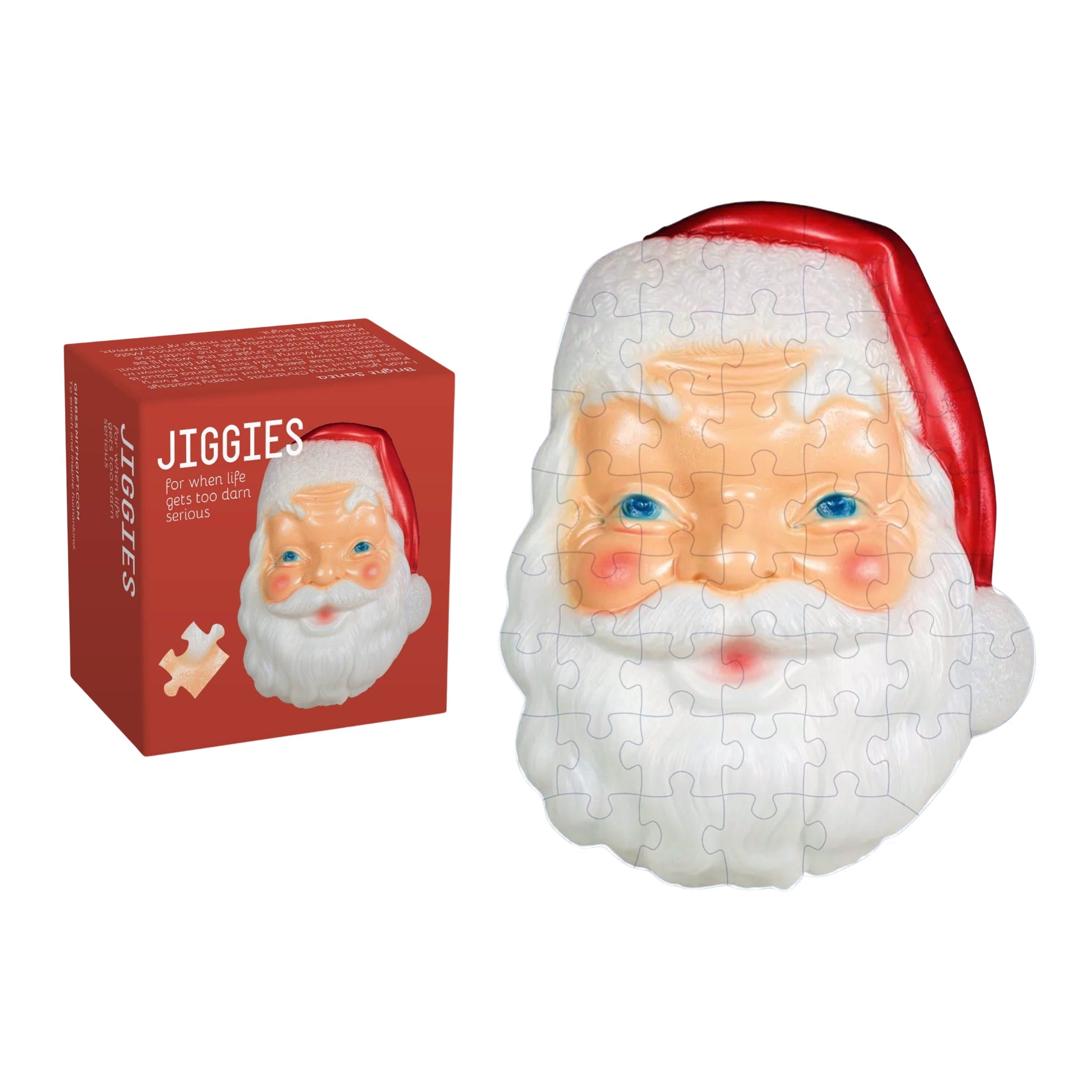 Bright Santa 45 - Piece Jiggie Puzzle - bubblegum market