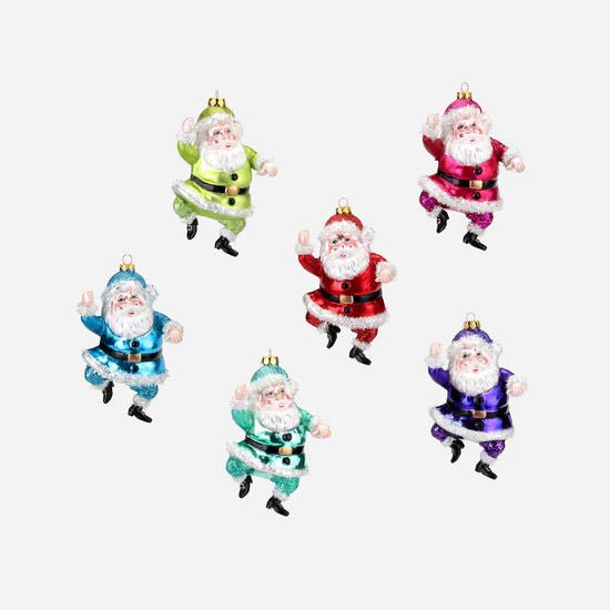 Bright Santa Ornament 6" - bubblegum market