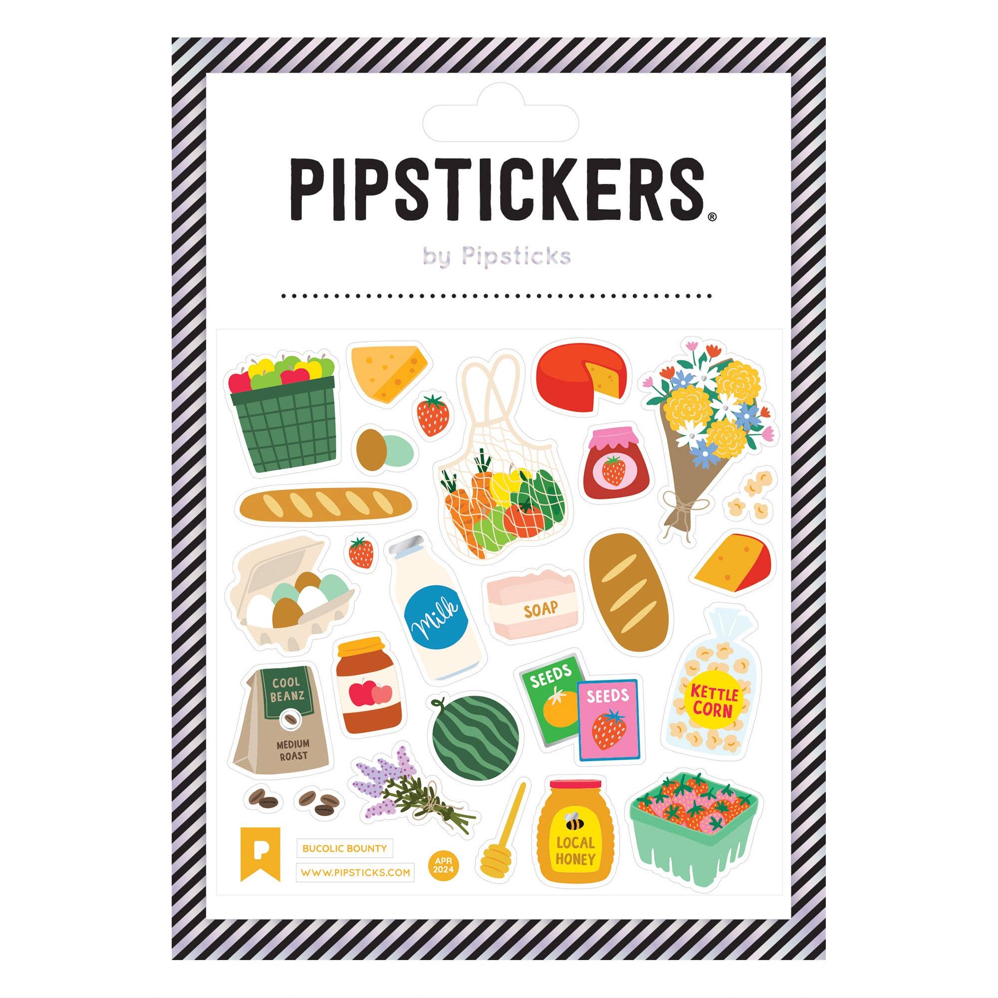 Bucolic Bounty Stickers - bubblegum market