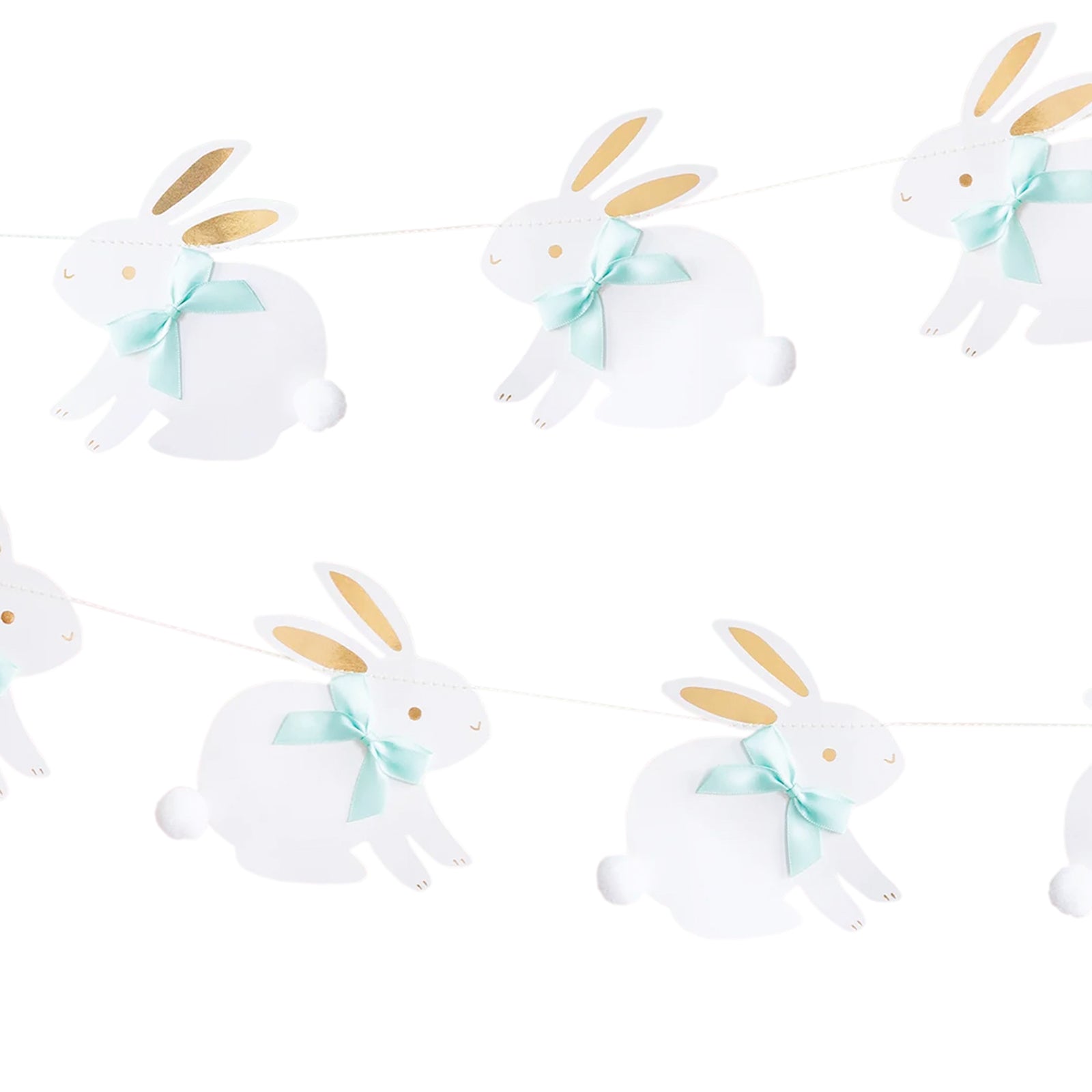 Bunnies With Bows Banner - bubblegum market