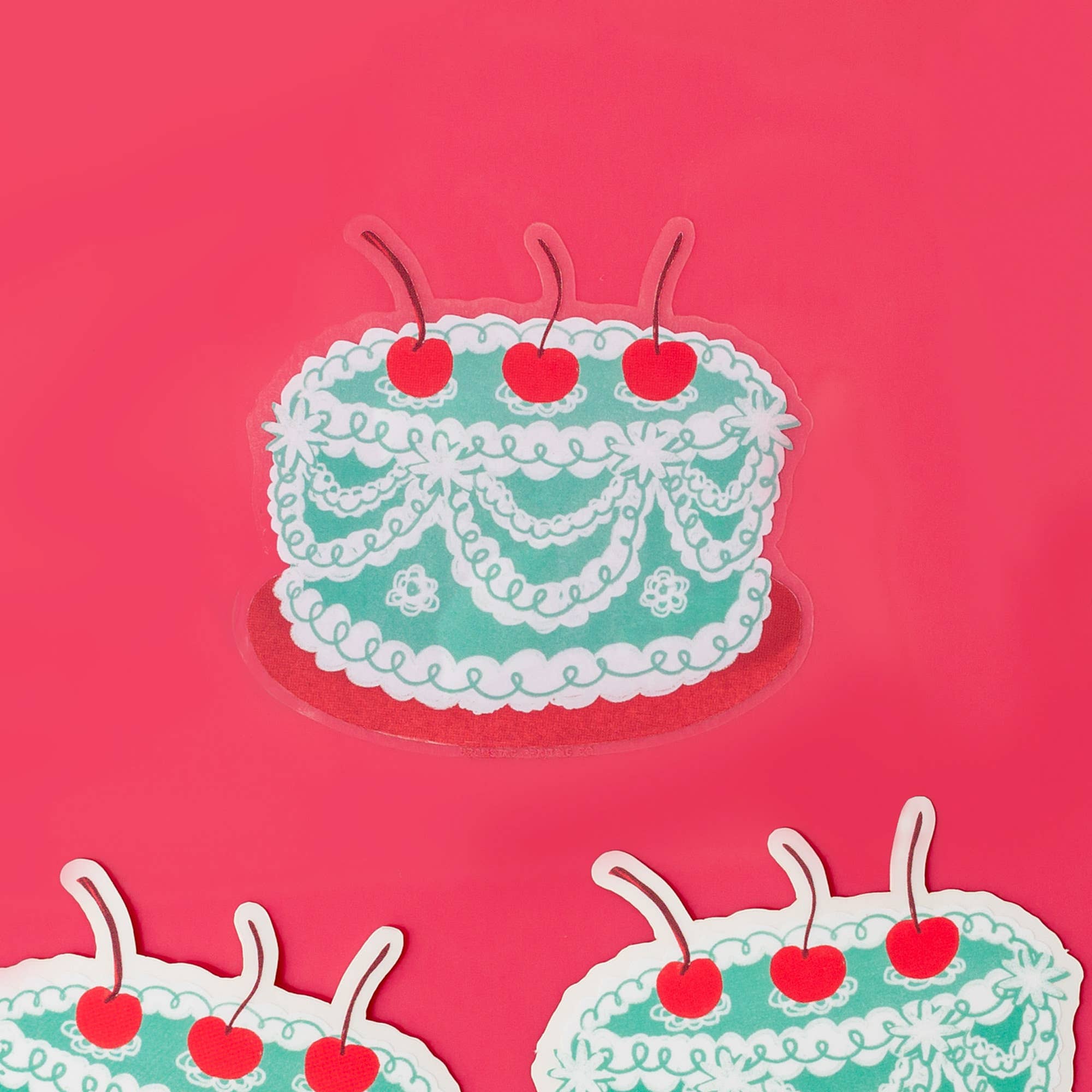 Cake Clear Sticker - bubblegum market