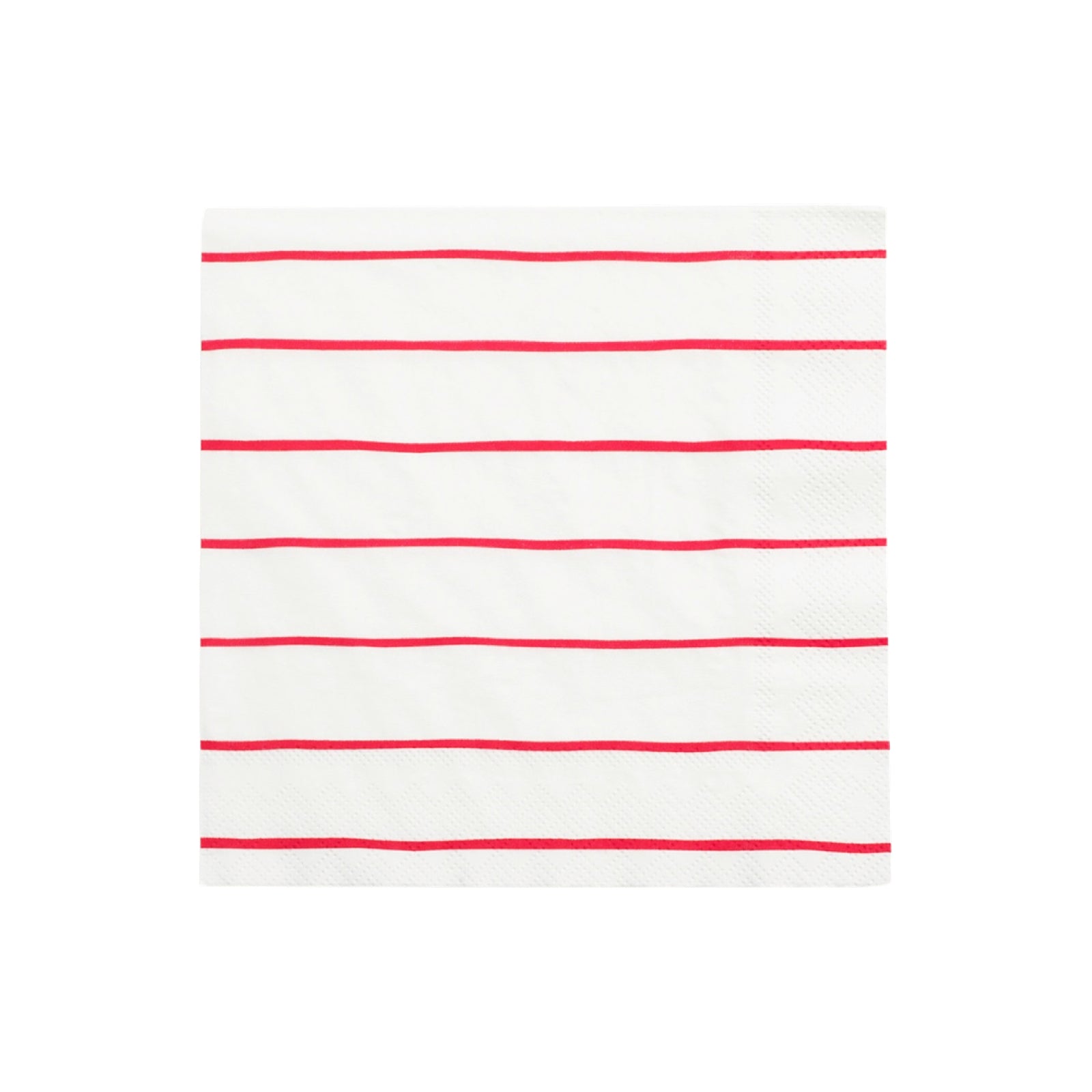 Candy Apple Frenchie Striped Large Napkins - bubblegum market