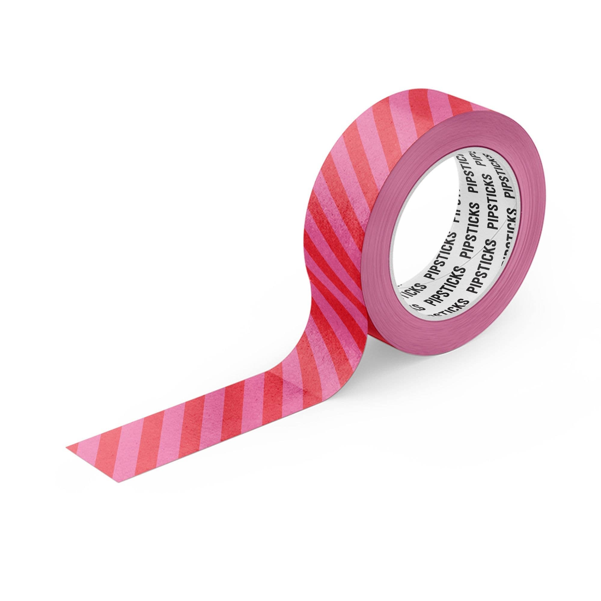 Candy Cane Lane Foil Stripe Washi Tape - bubblegum market