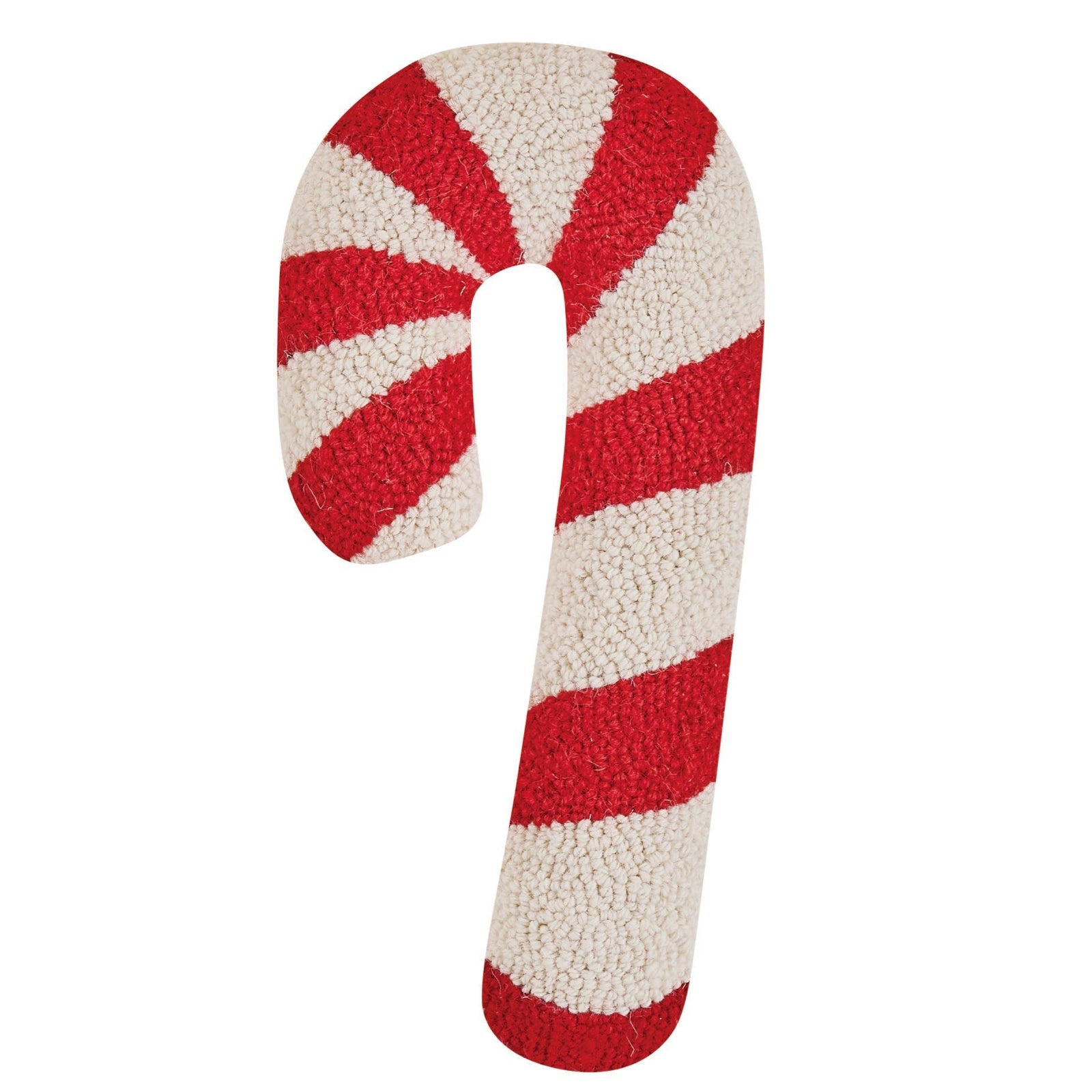 Candy Cane Shaped Hook Pillow - bubblegum market