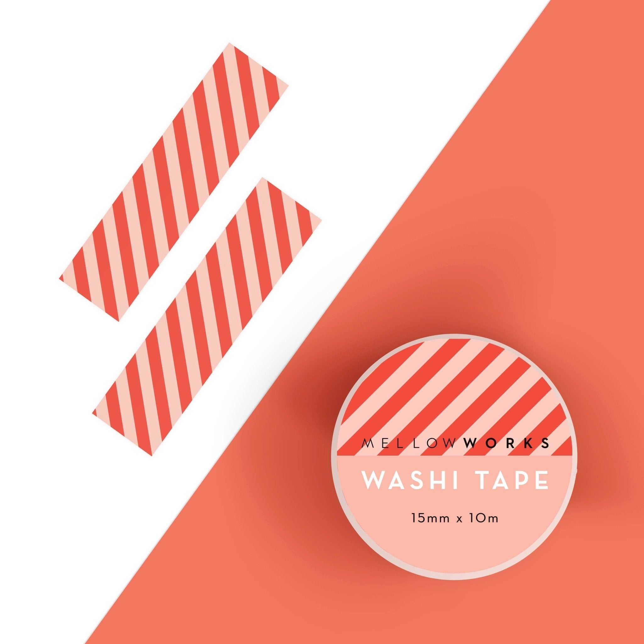 CANDY CANE STRIPE Washi Tape - bubblegum market