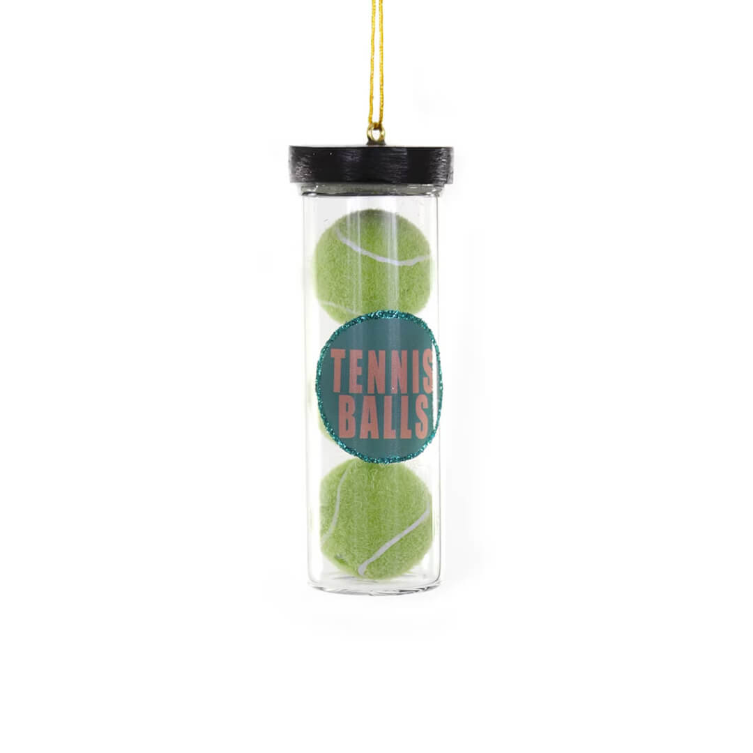 Canister of Tennis Balls Ornament 3.5" - bubblegum market