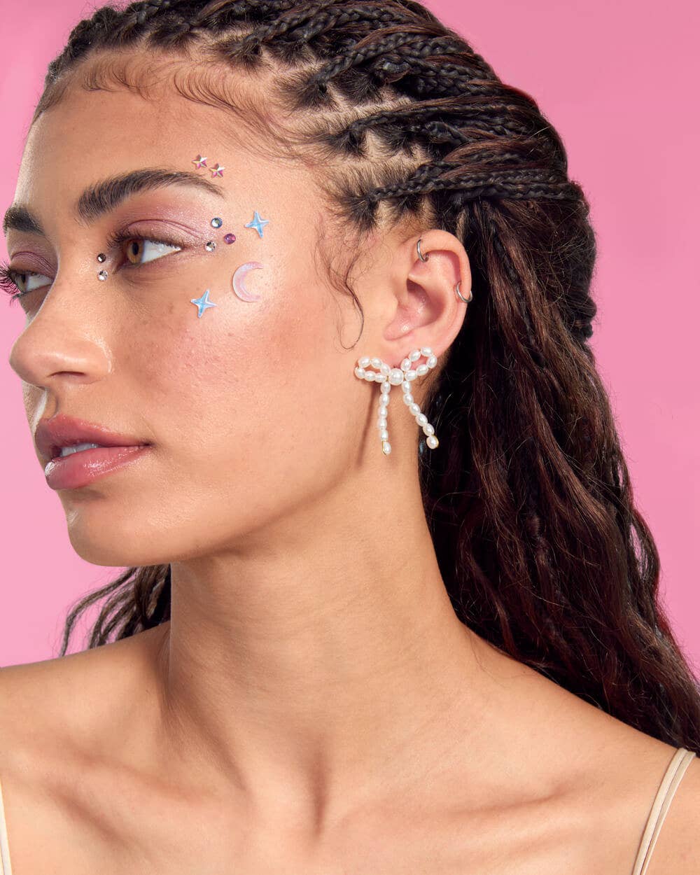 Celestial Adhesive Face Gems - bubblegum market