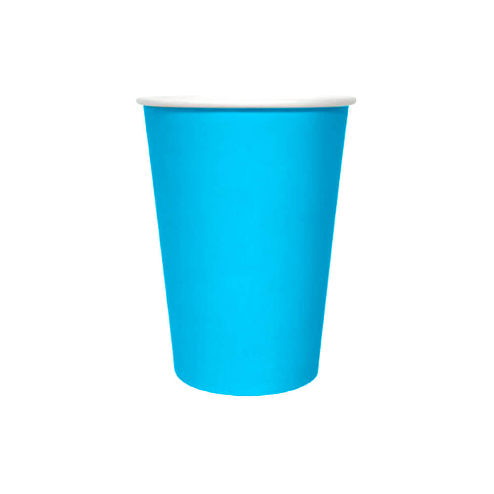 Cerulean Blue Paper Cups - bubblegum market