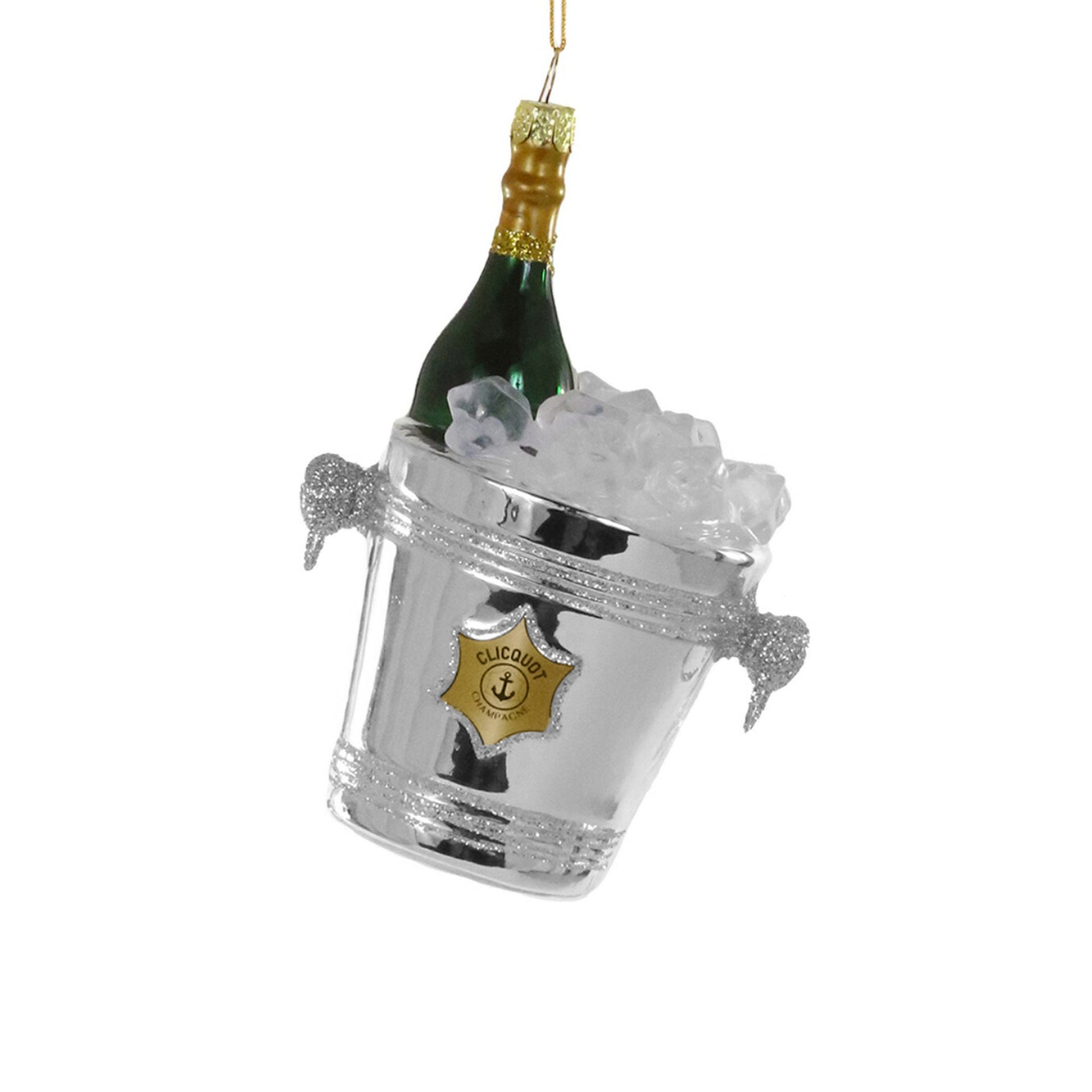 Champagne on Ice Ornament 5" - bubblegum market