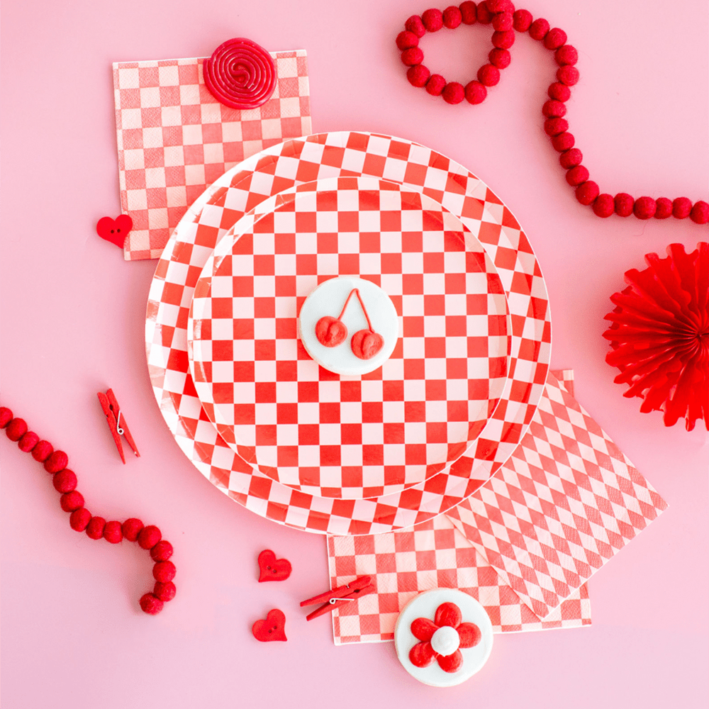 Check It! Cherry Crush Large Napkins - bubblegum market