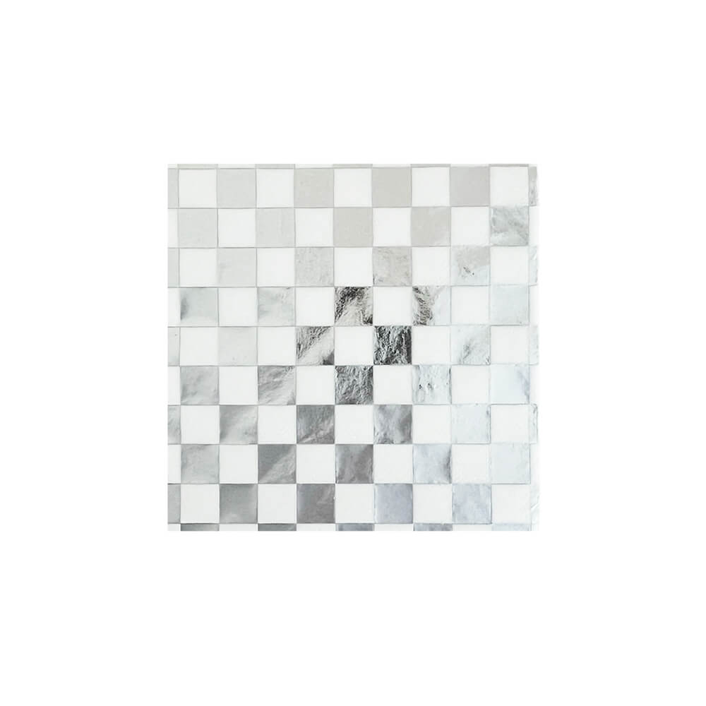 Check It! Dazzling Silver Diamond Cocktail Napkins - bubblegum market