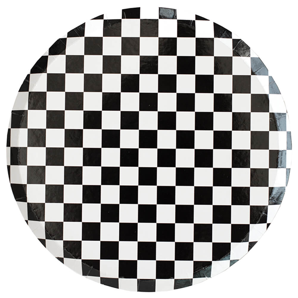 Check It! The Classic Check Dinner Plates 10" - bubblegum market
