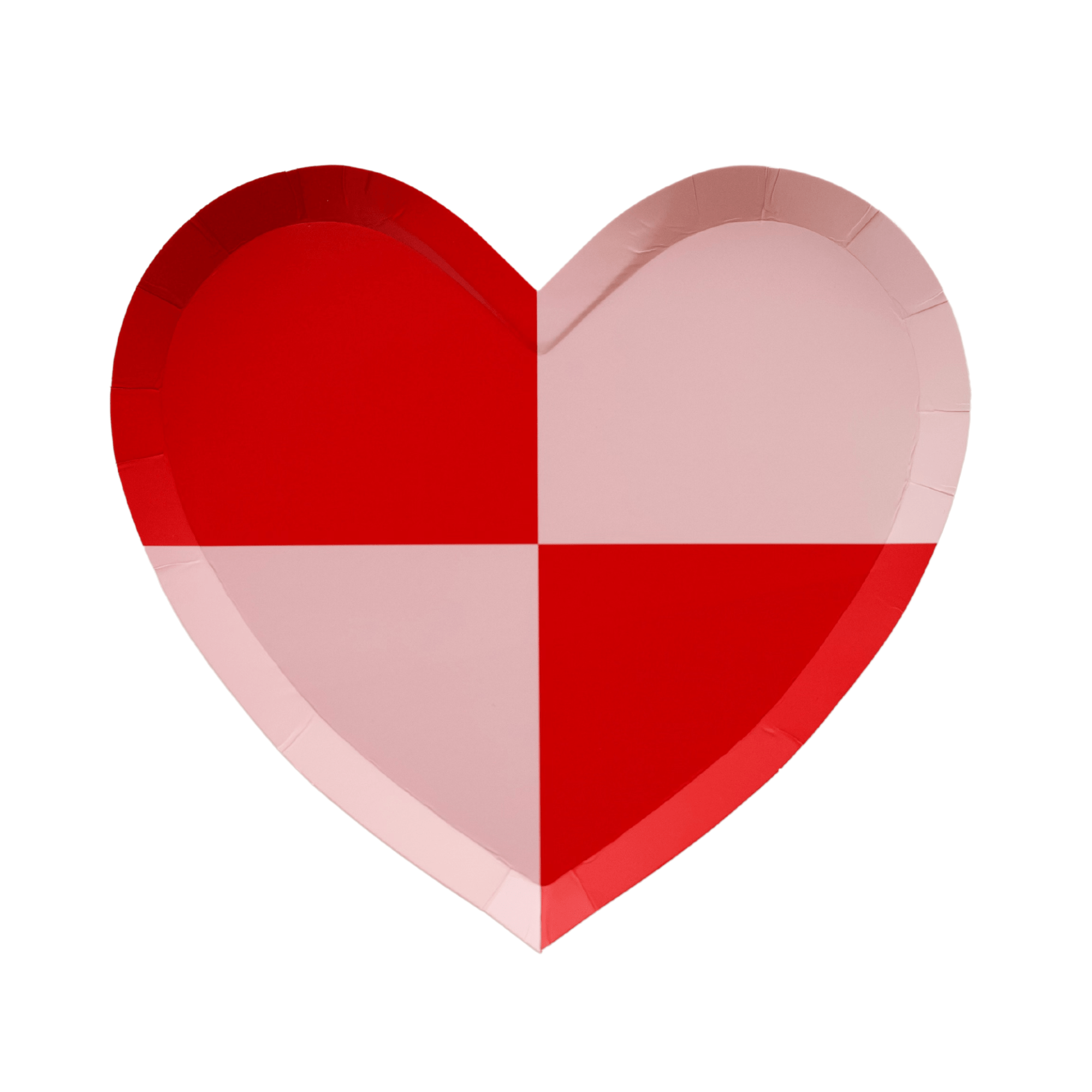 Check Mate Heart Plates 7.75" - bubblegum market