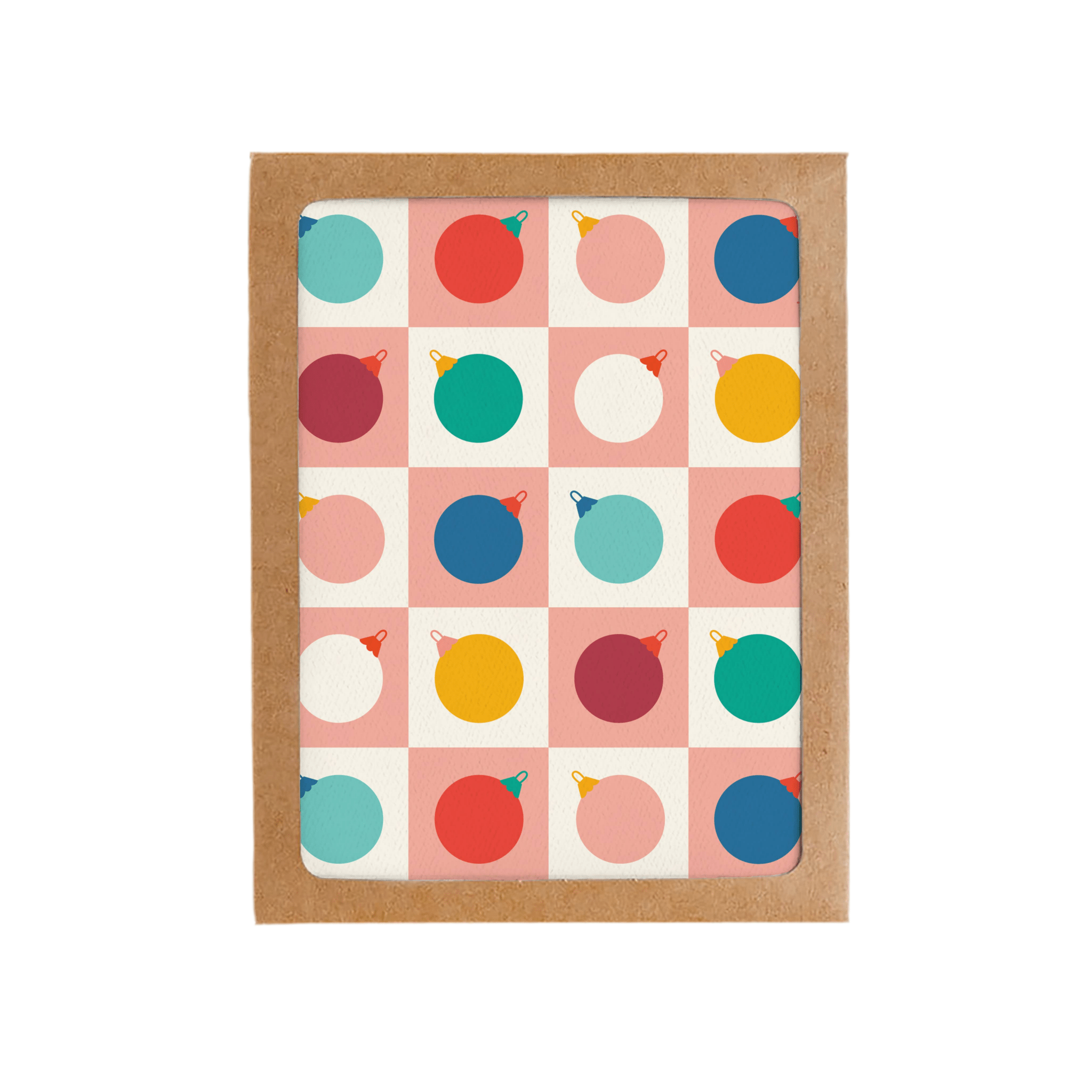 CHECKERED ORNAMENTS Greeting Card Boxed Set - bubblegum market