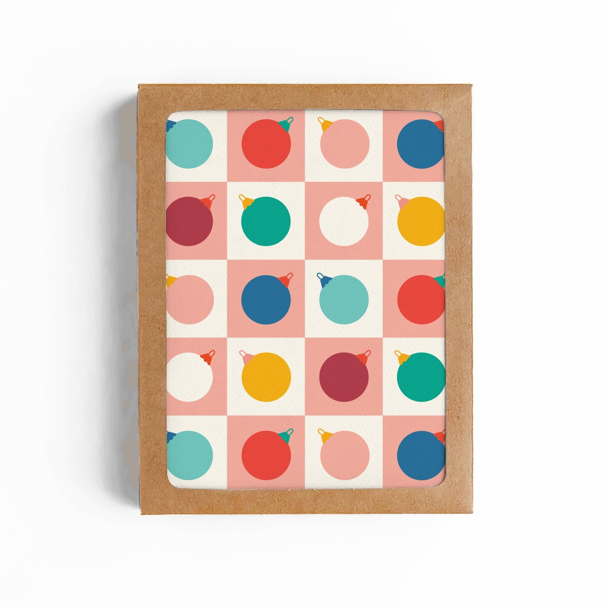 CHECKERED ORNAMENTS Greeting Card Boxed Set - bubblegum market