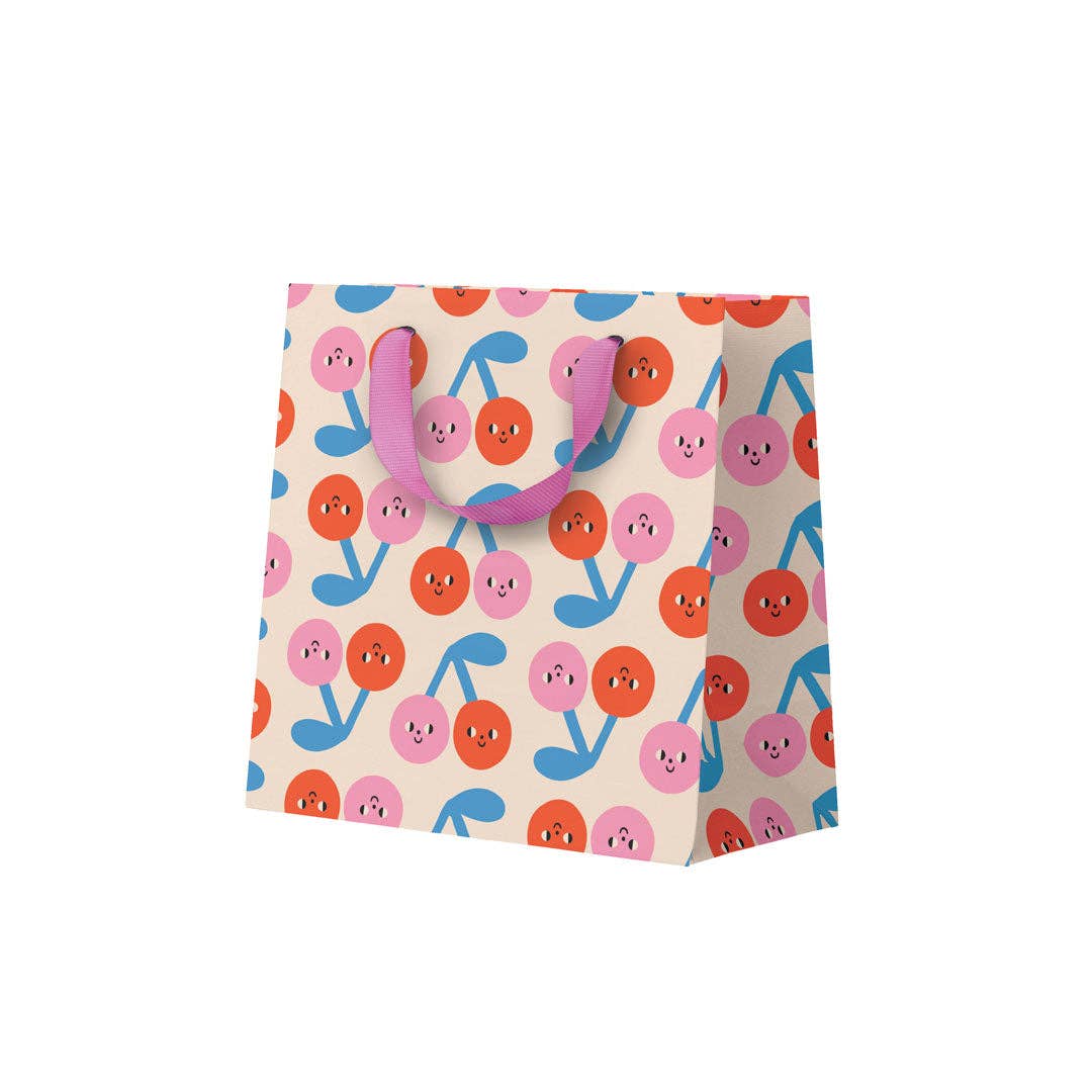 Cherries Mini Gift Bag - bubblegum market