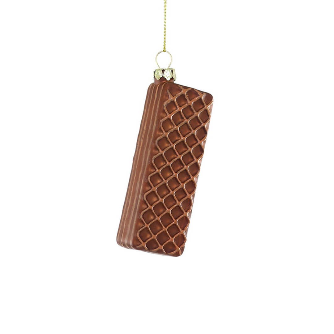 Chocolate & Peanut Butter Wafer Cookie Ornament 3.75" - bubblegum market