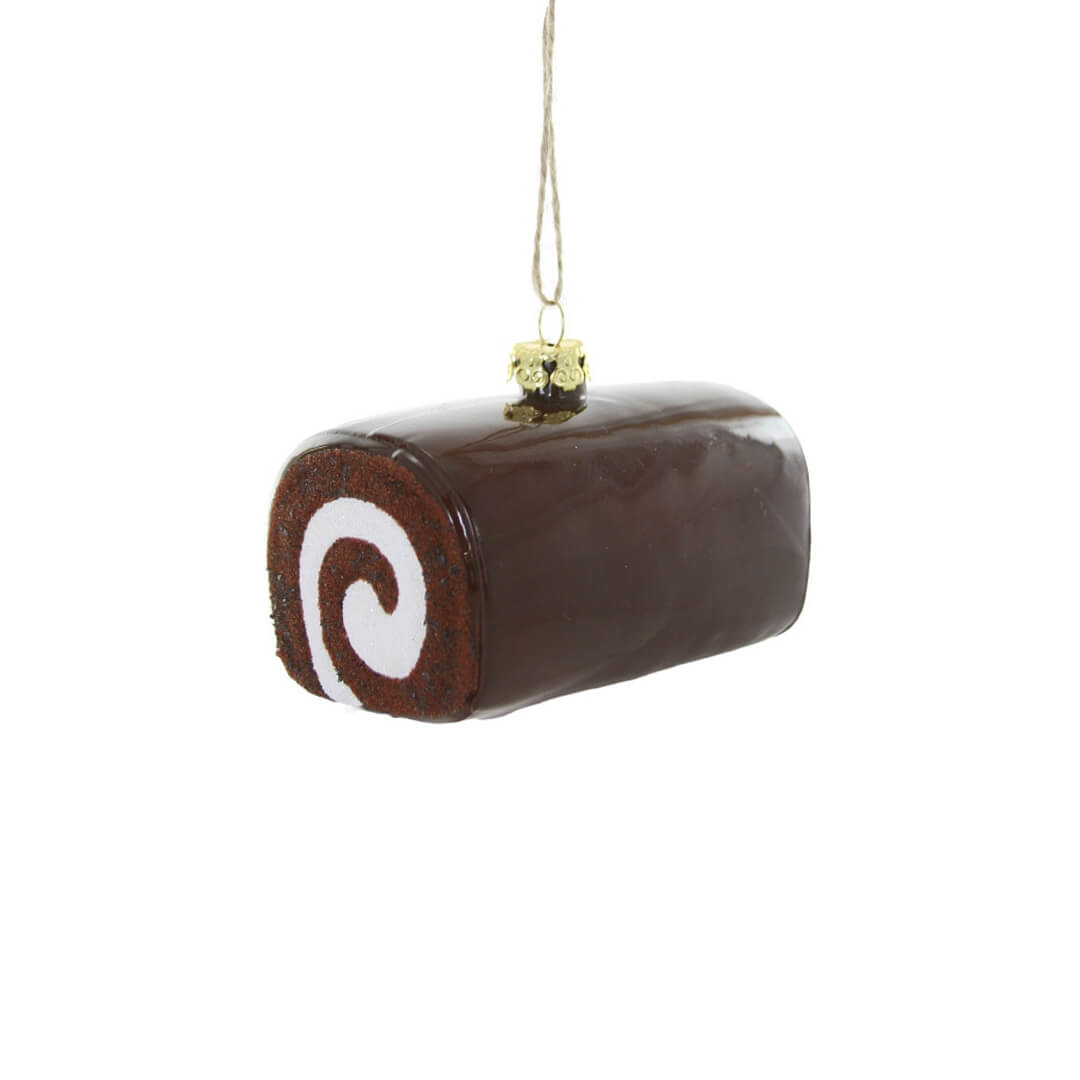 Chocolate Swiss Roll Ornament 3.5" - bubblegum market