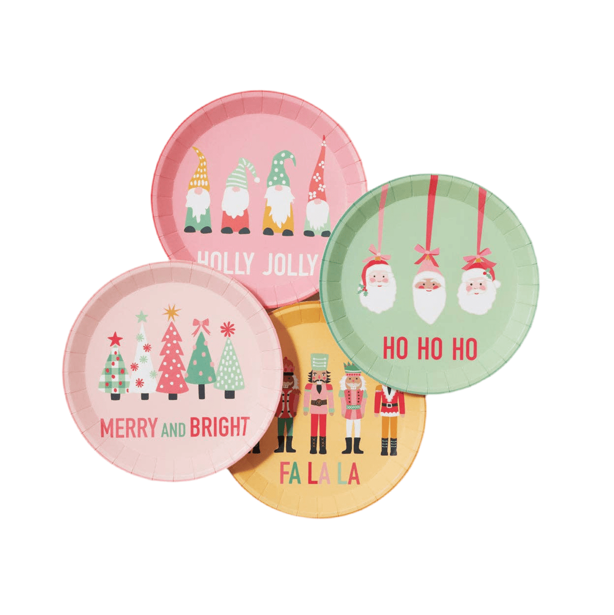 Christmas Characters Small Plates 7.25" - bubblegum market