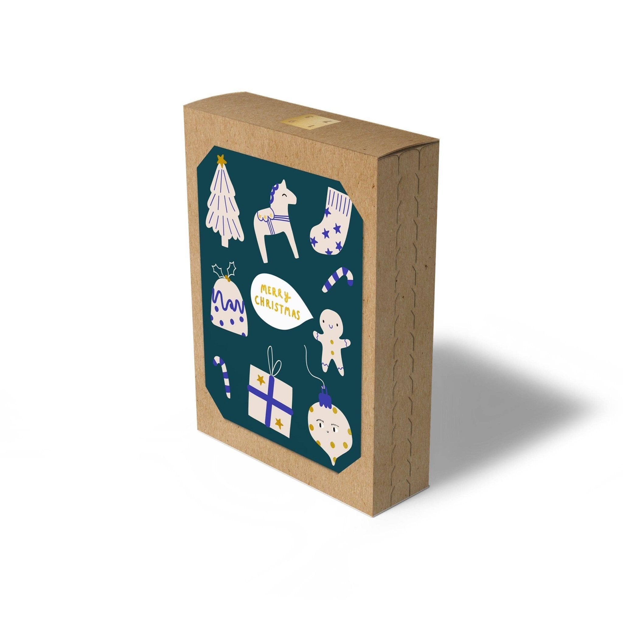 Christmas Icons Holiday Greeting Cards Boxed Set - bubblegum market