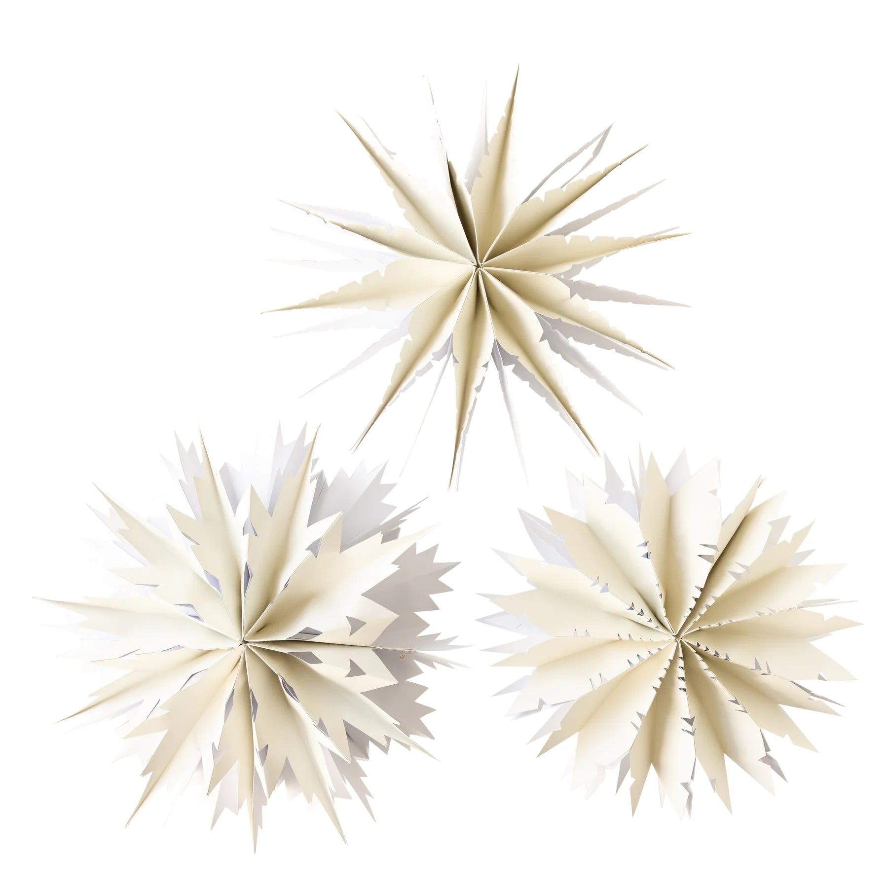 Christmas Memories Cream Paper Fan Set - bubblegum market