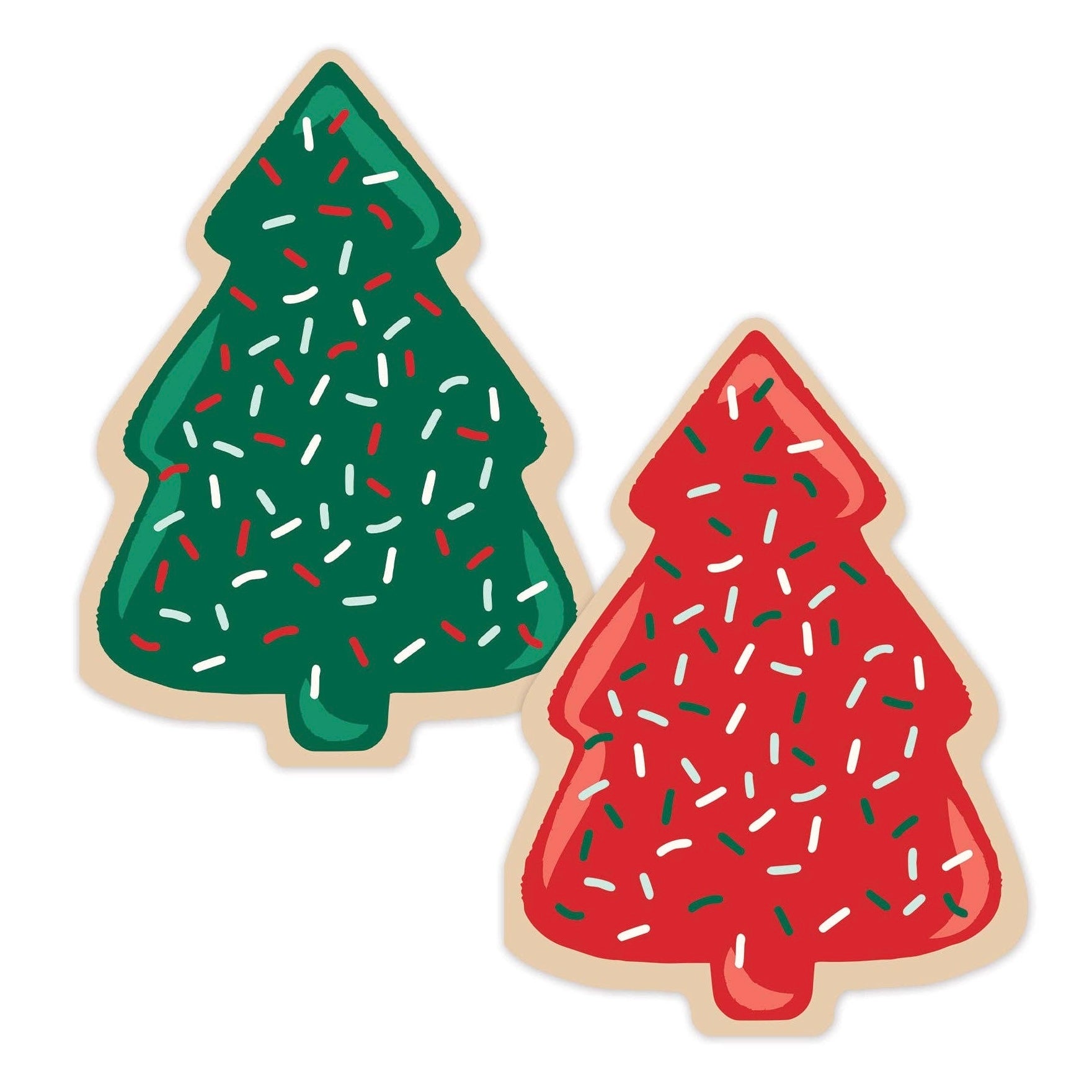 Christmas Tree Cookies Dinner Napkins - bubblegum market
