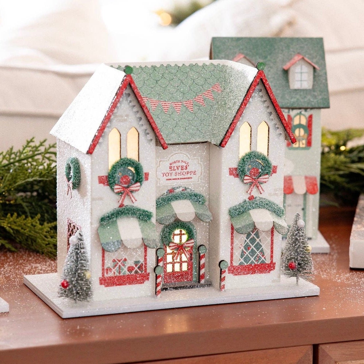 Christmas Village Elves' Workshop - bubblegum market