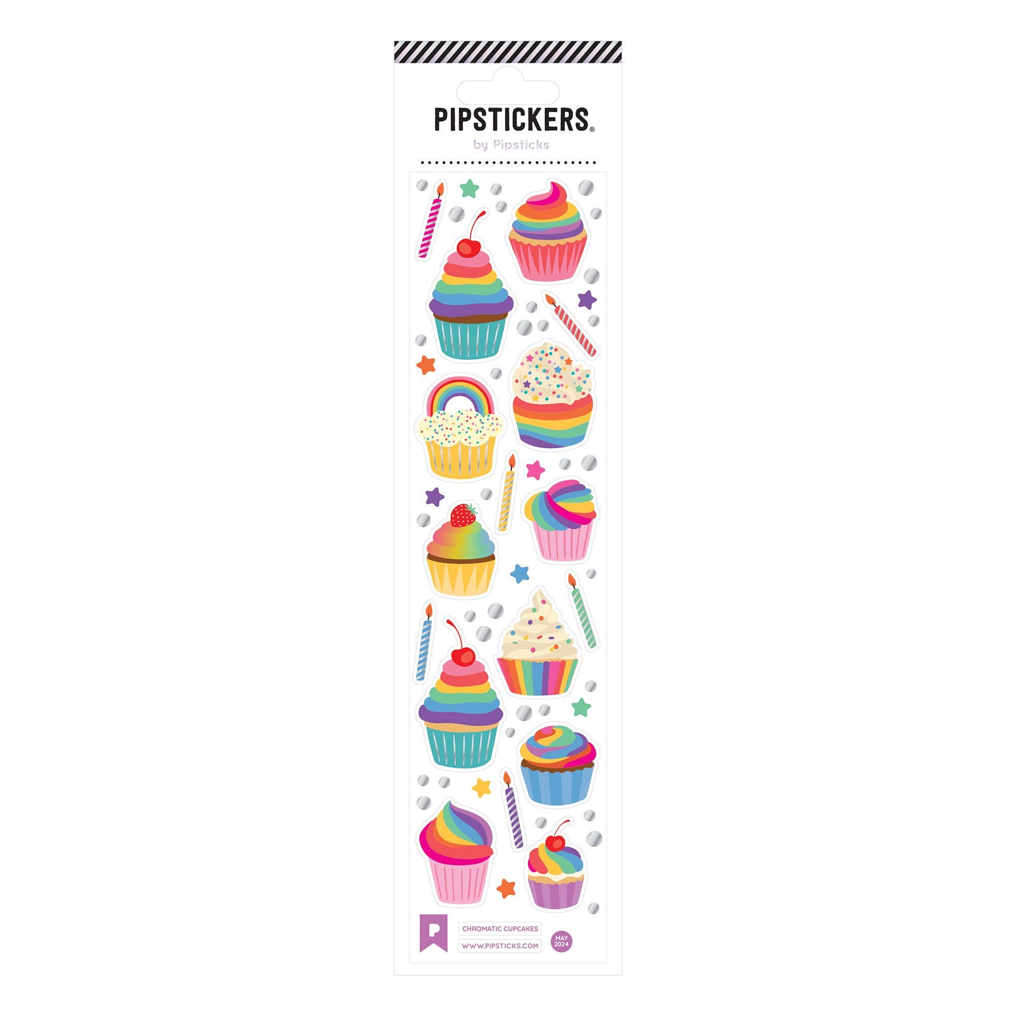 Chromatic Cupcakes Stickers - bubblegum market