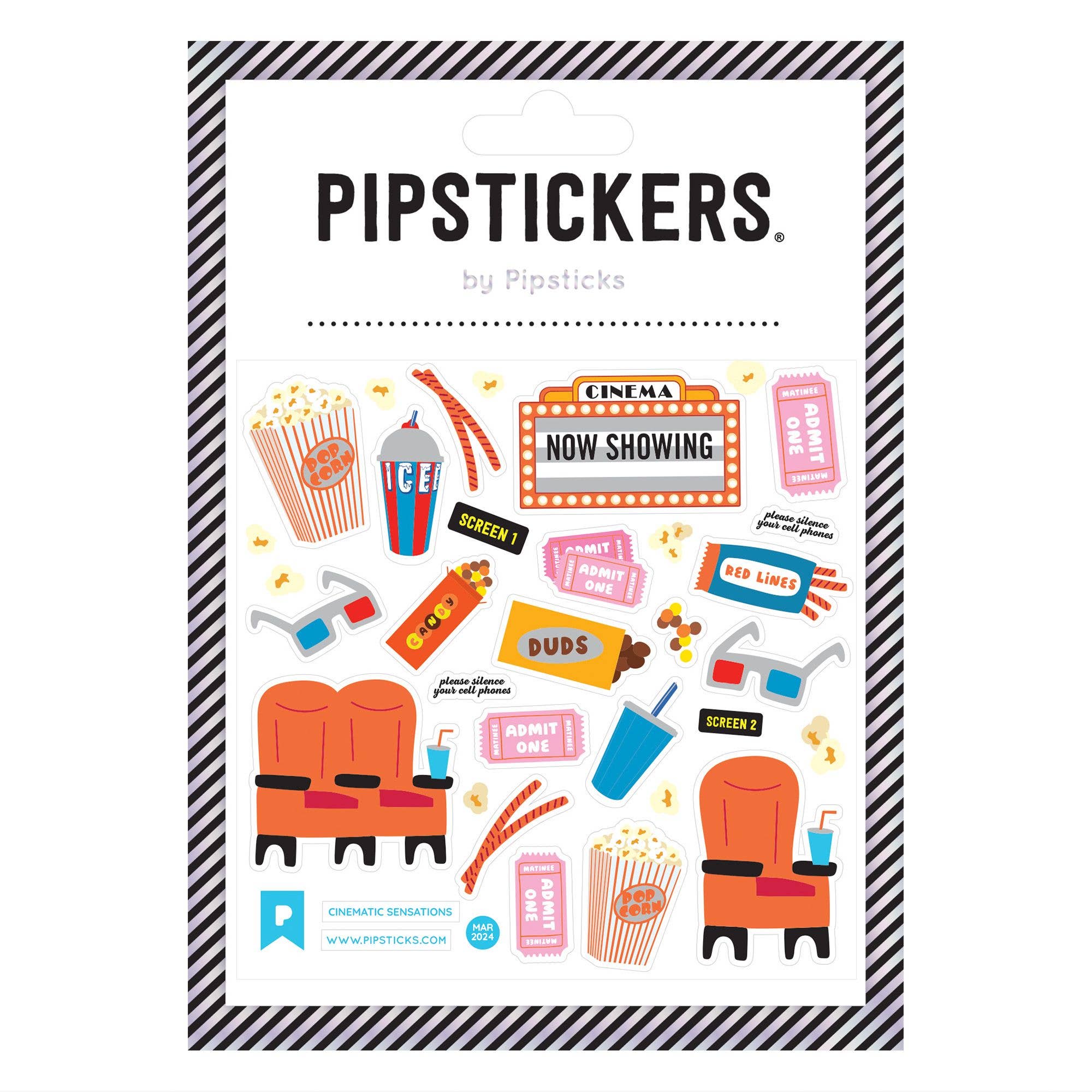 Cinematic Sensations Stickers - bubblegum market