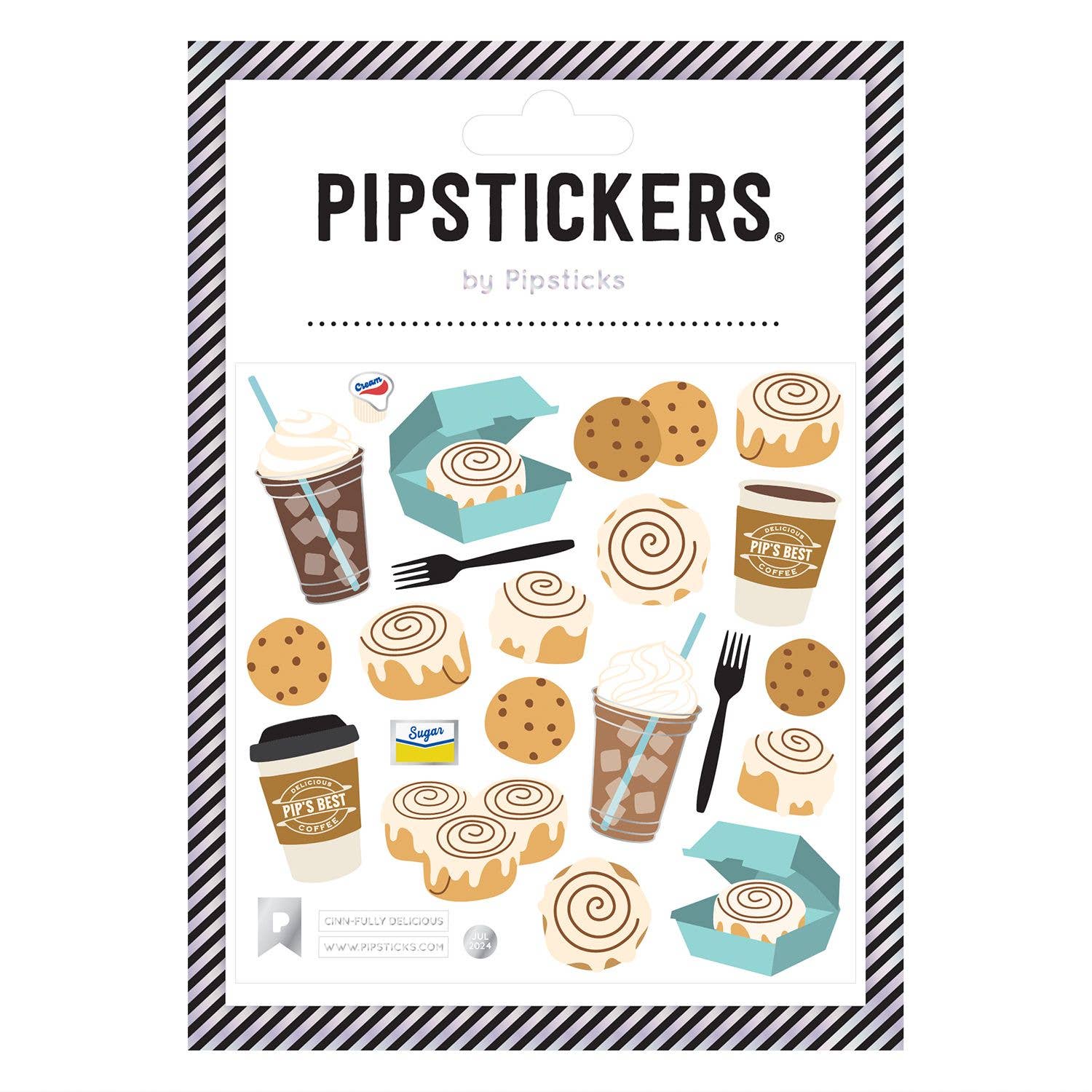 Cinn - fully Delicious Stickers - bubblegum market