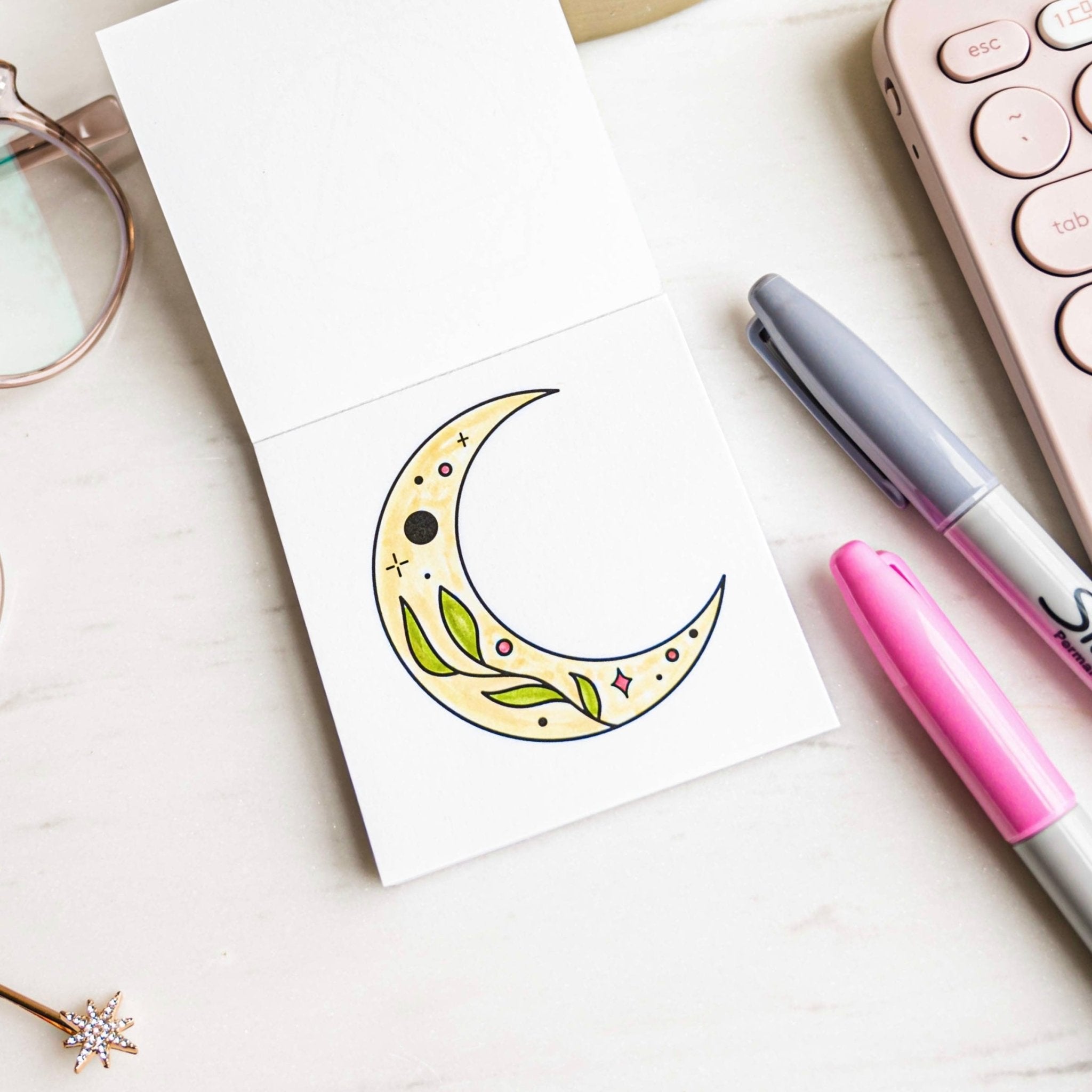 Clarity In Color Mini Coloring Pad - bubblegum market