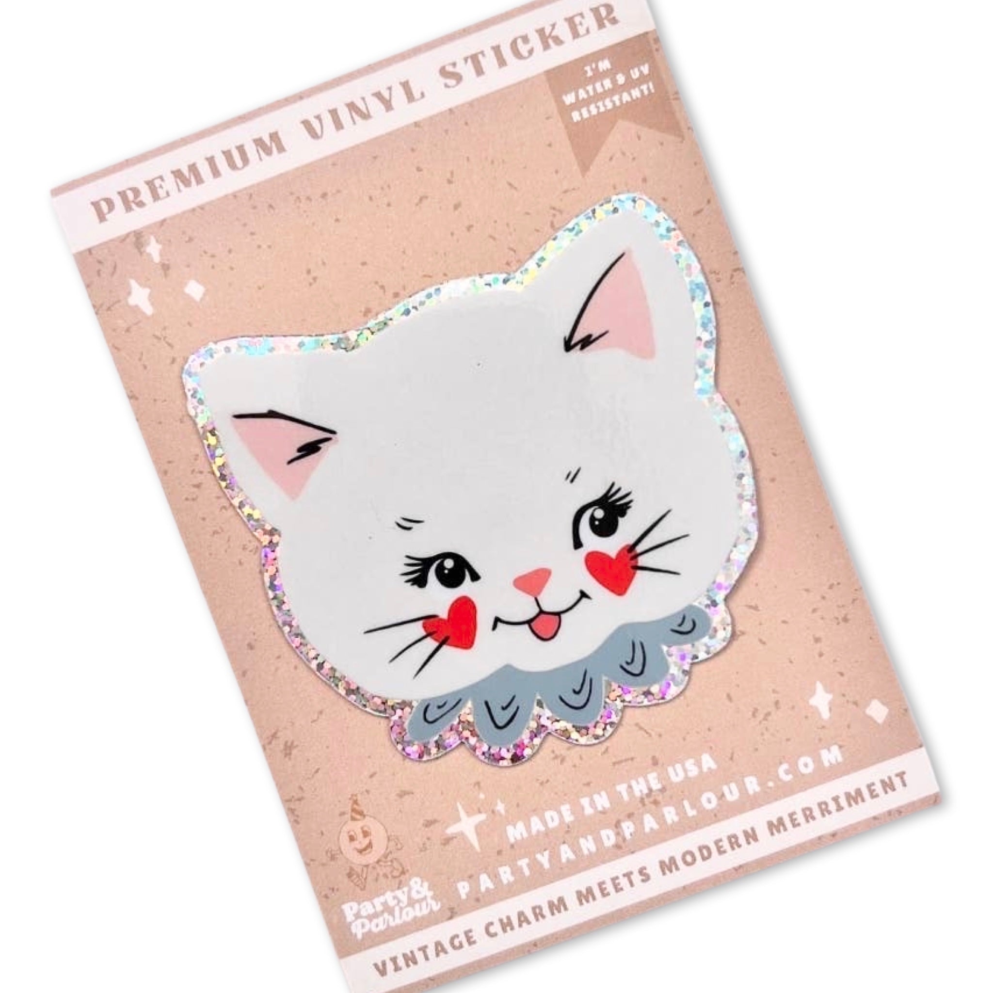 Clementine Kitty Vinyl Sticker - bubblegum market
